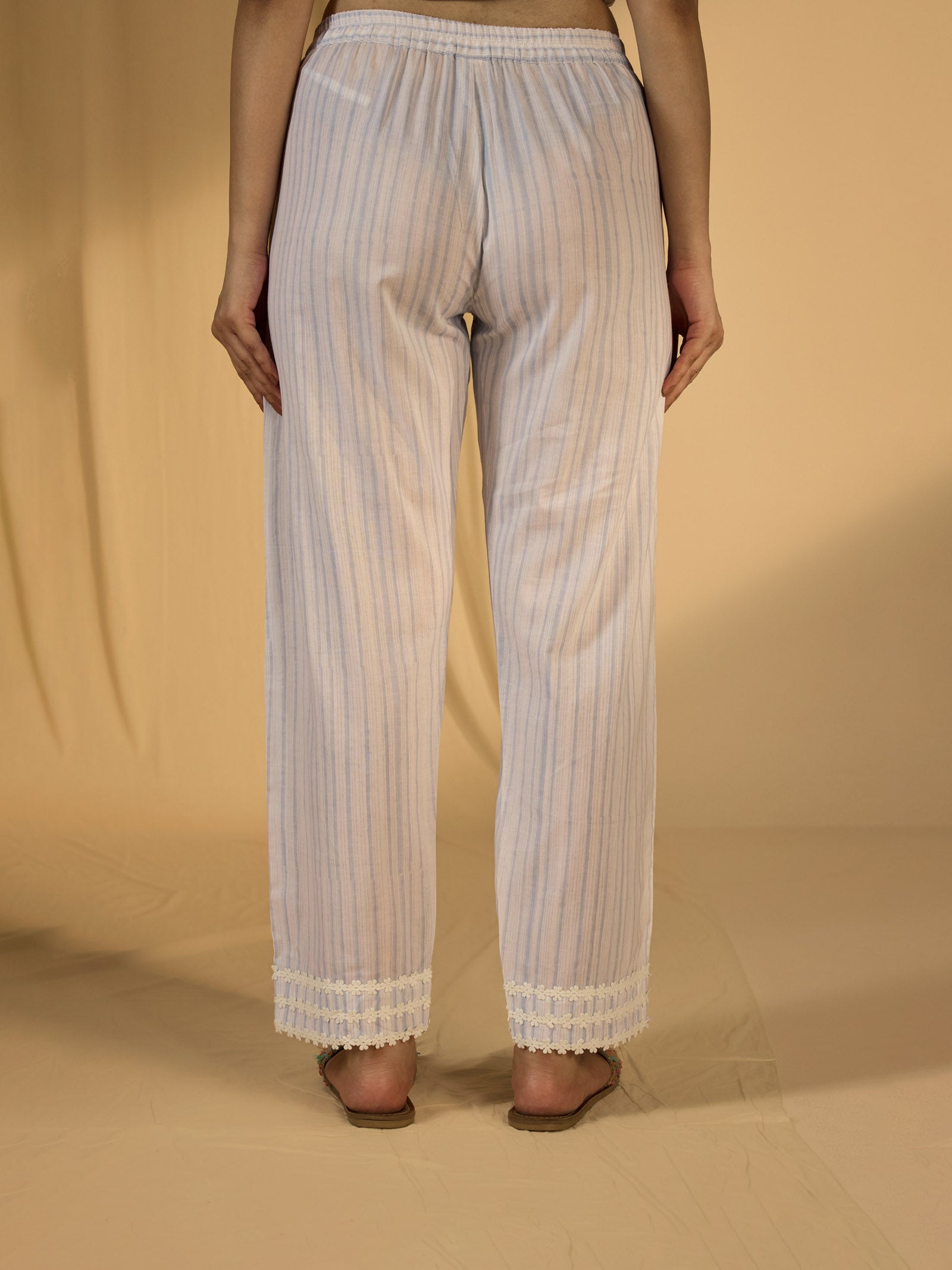 Elephant Creeper Cotton Straight Pant