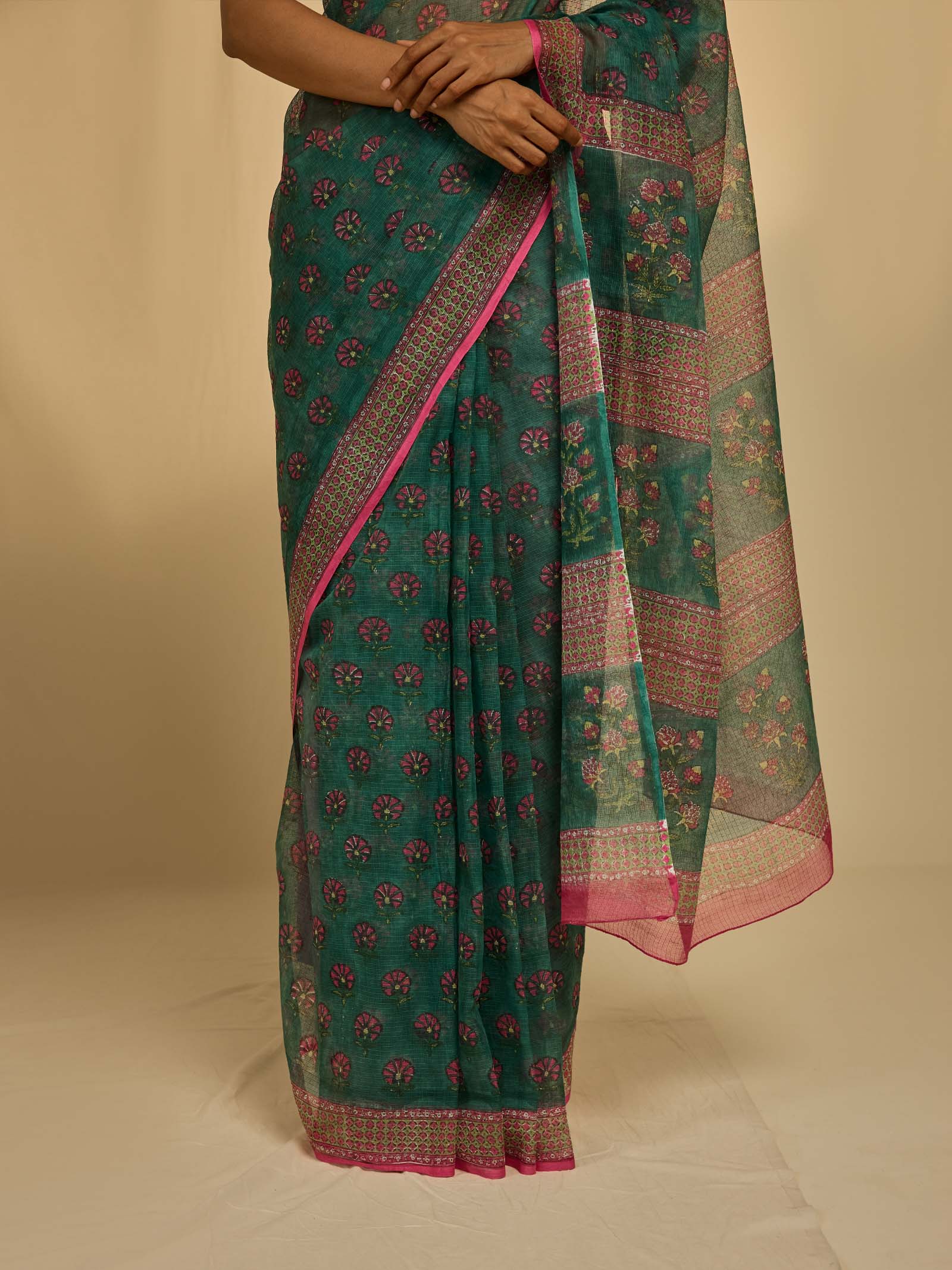 Emerald Kota Saree