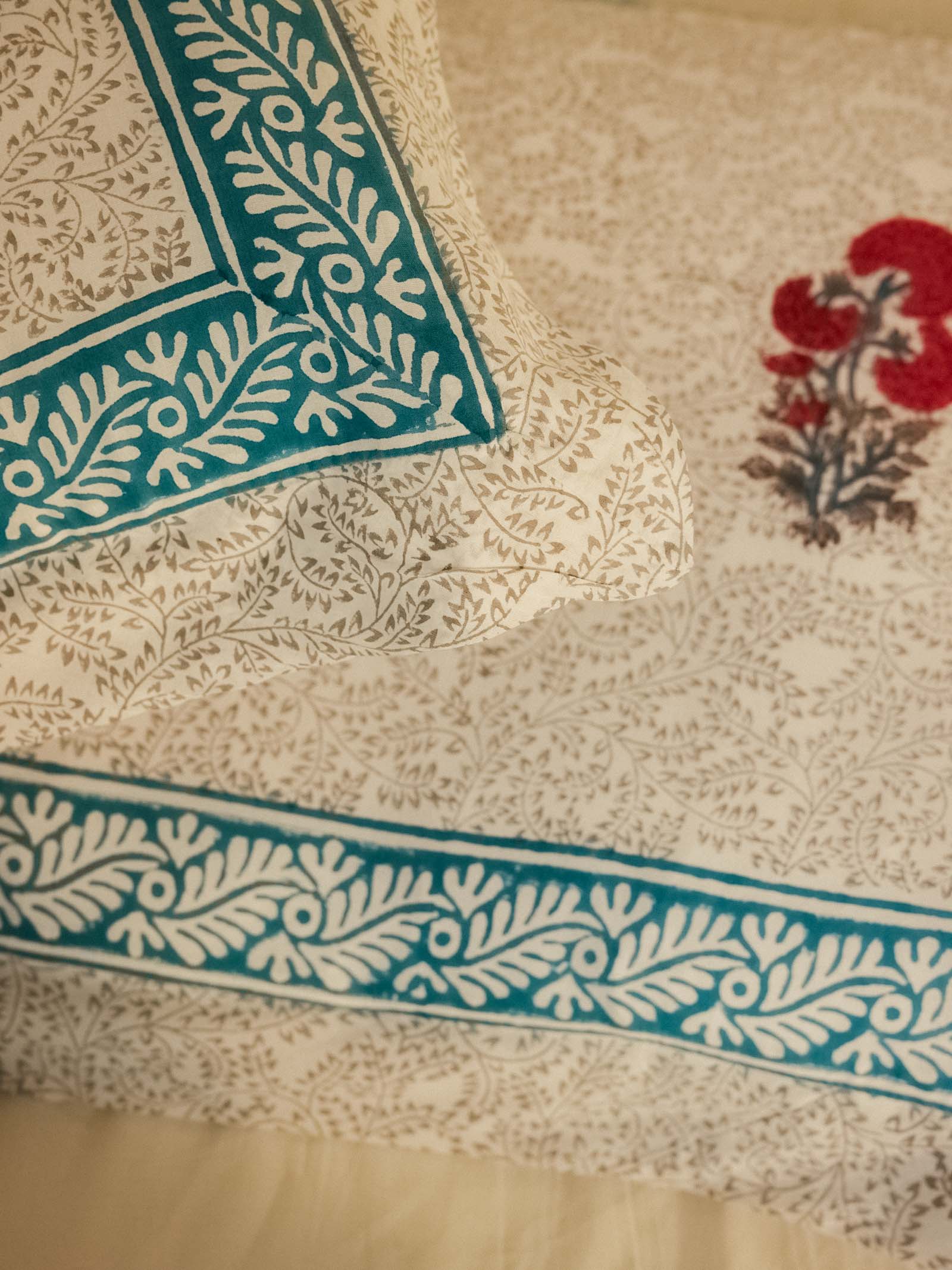 A Teal Tango Pillow Cover (Set of 2)