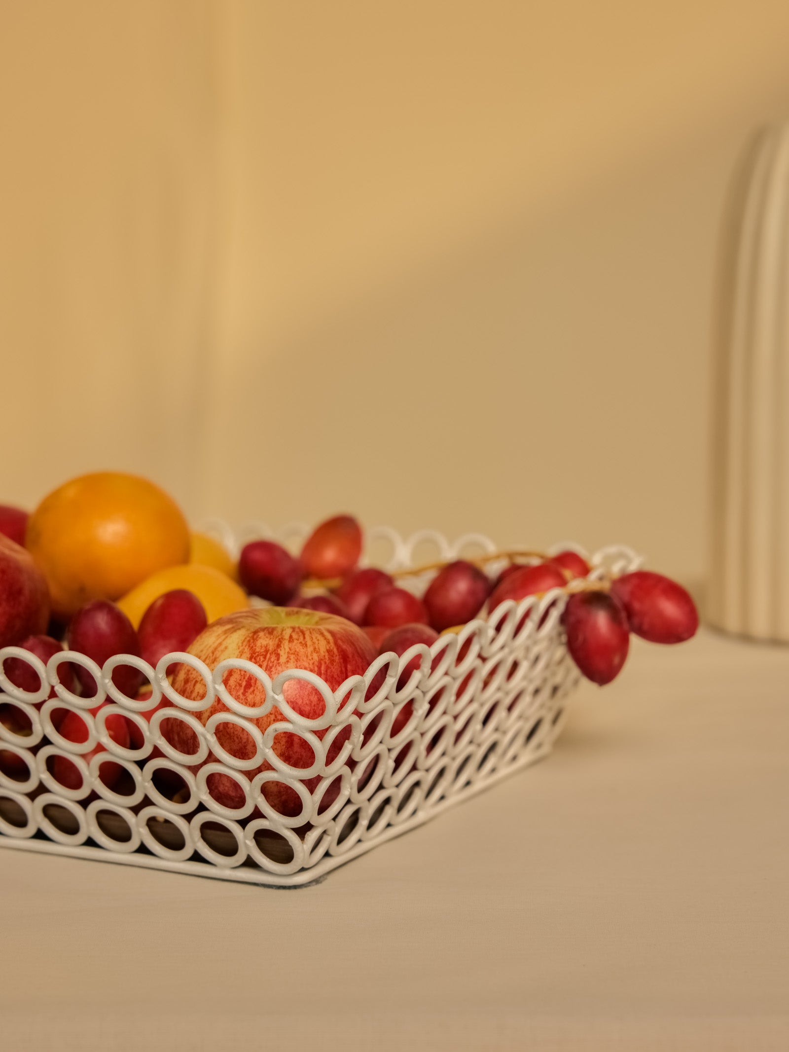 Jaali Basket - White