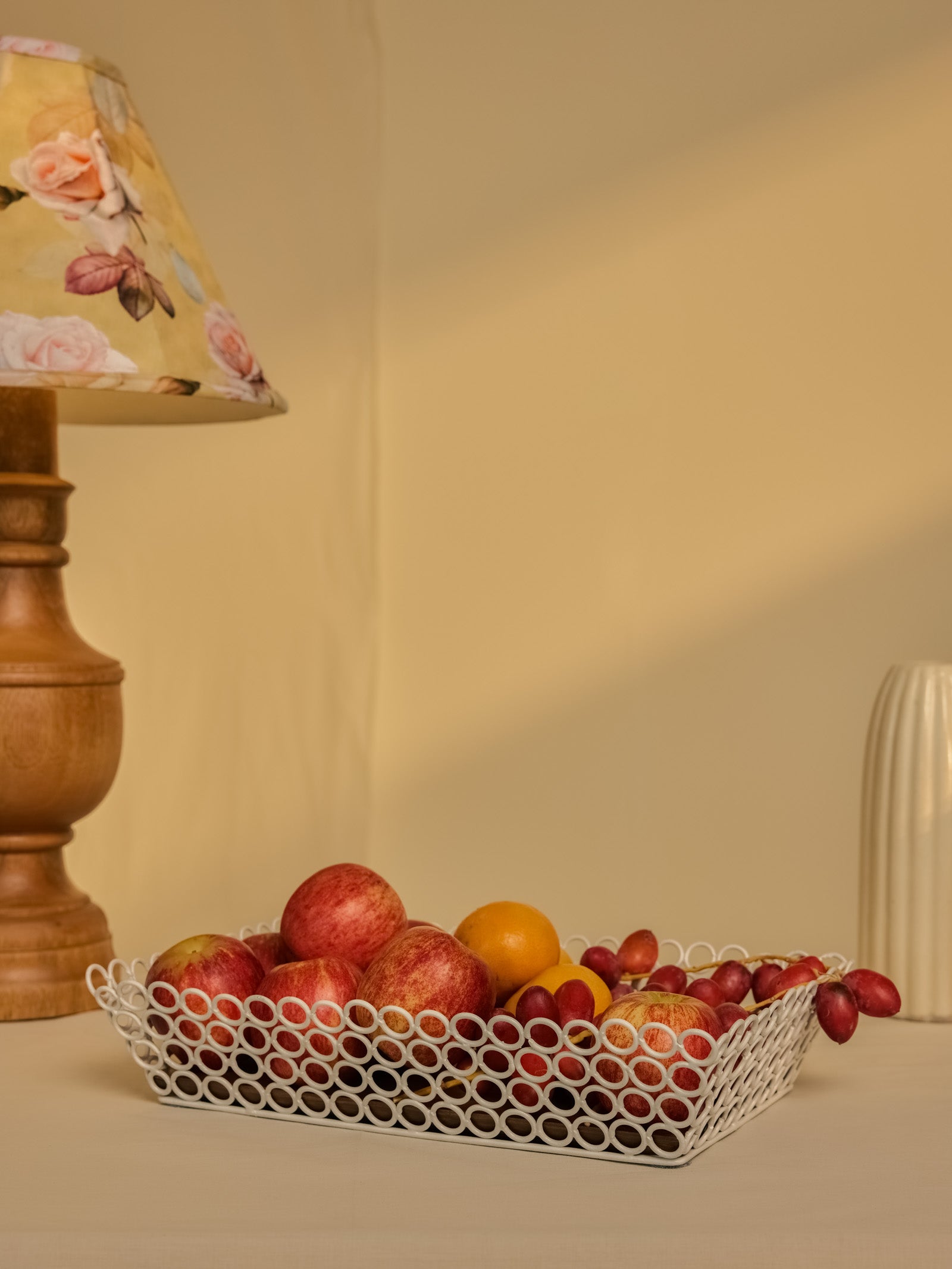 Jaali Basket - White