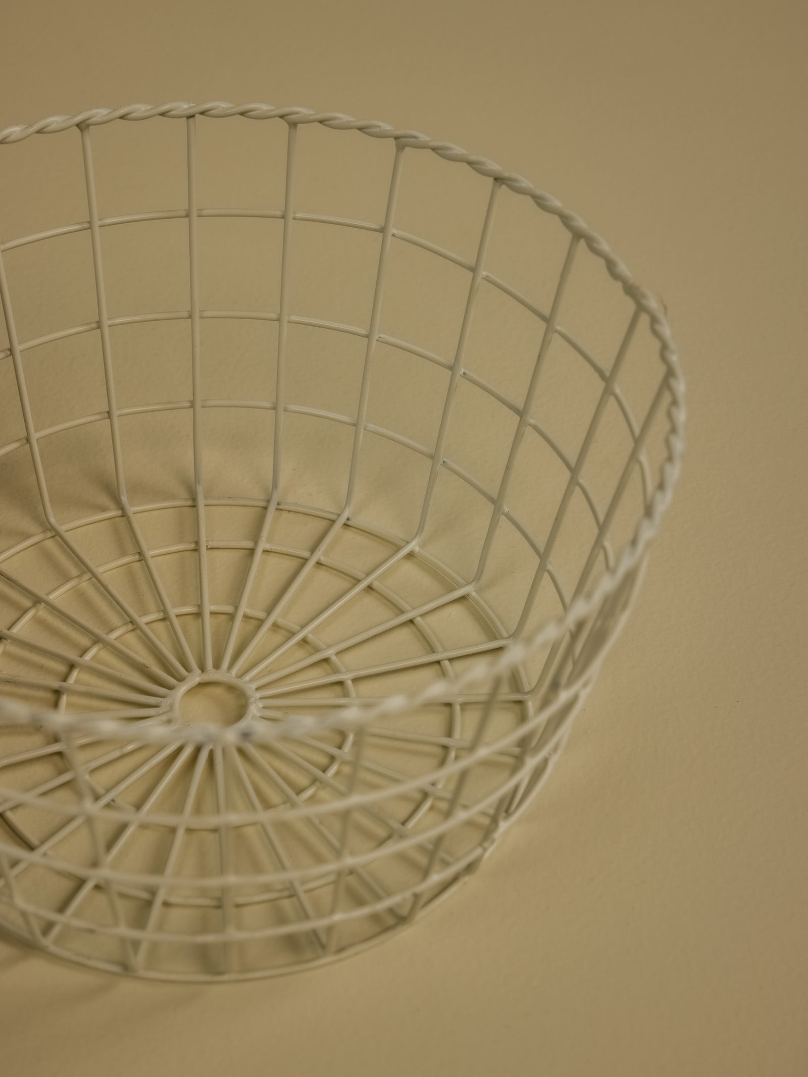White Wire Basket