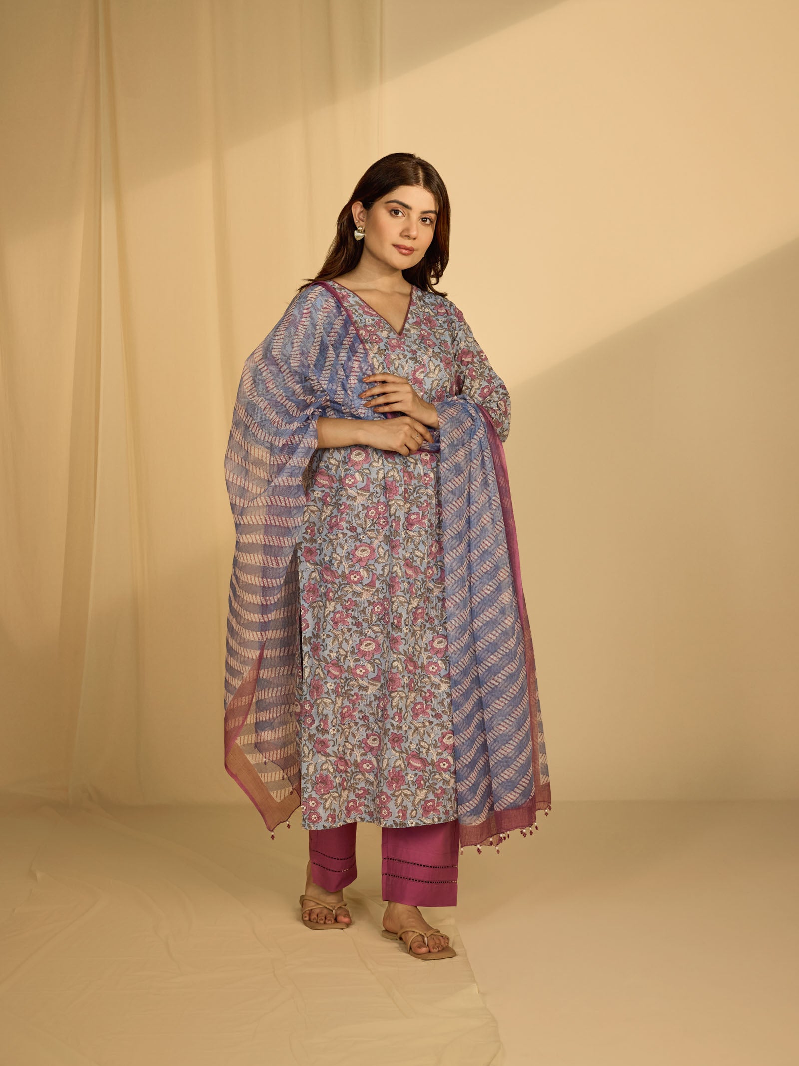 Blue Birds Kota Dupatta