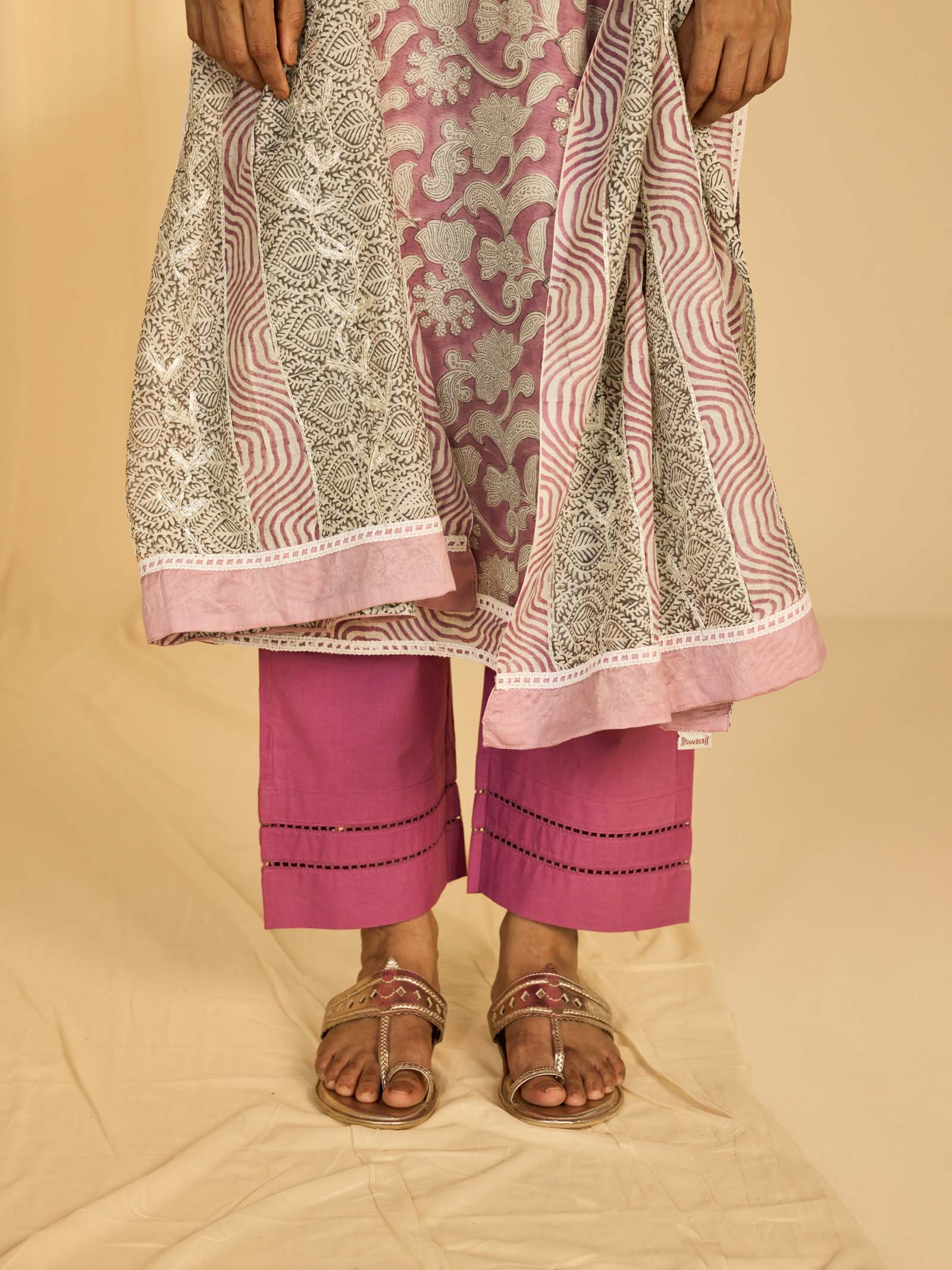 Amethyst Flower Chanderi Dupatta