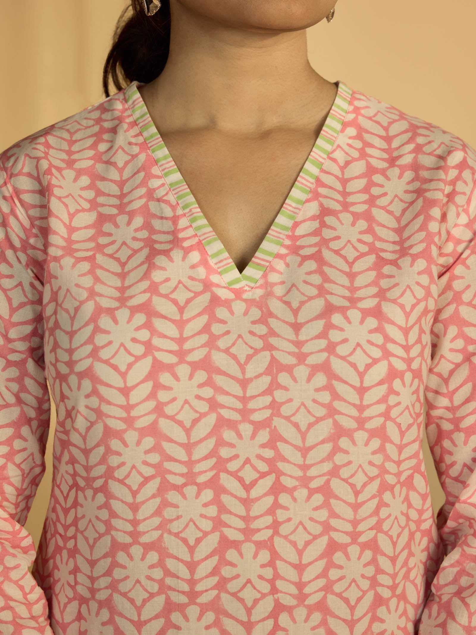 Tickled Pink Cotton Kurta