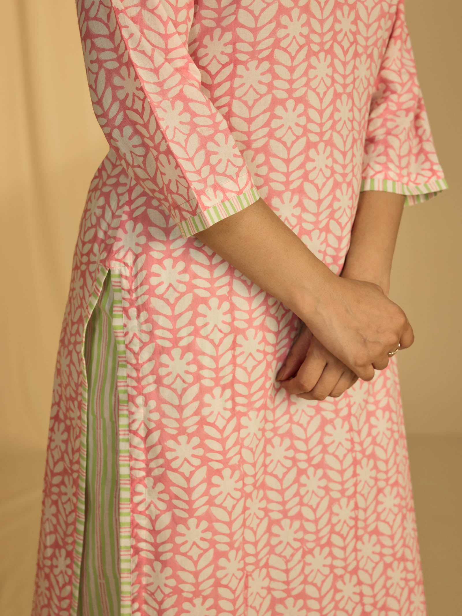 Tickled Pink Cotton Kurta