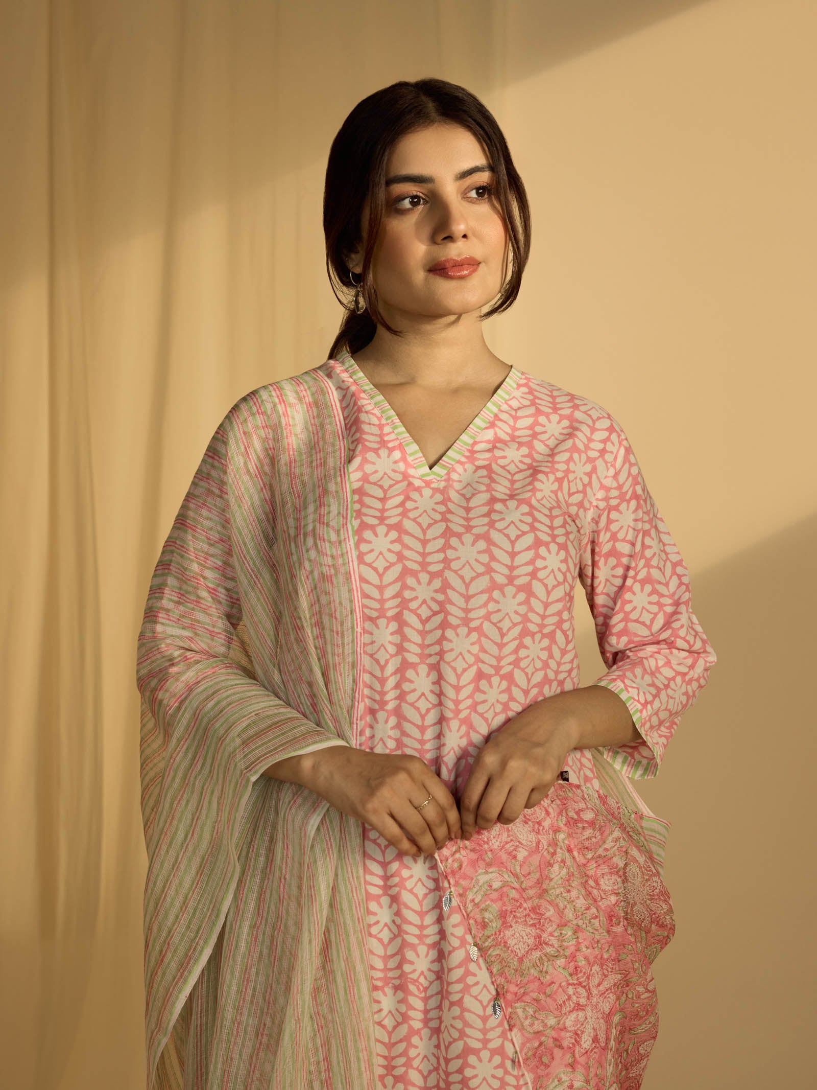 Tickled Pink Kota Dupatta