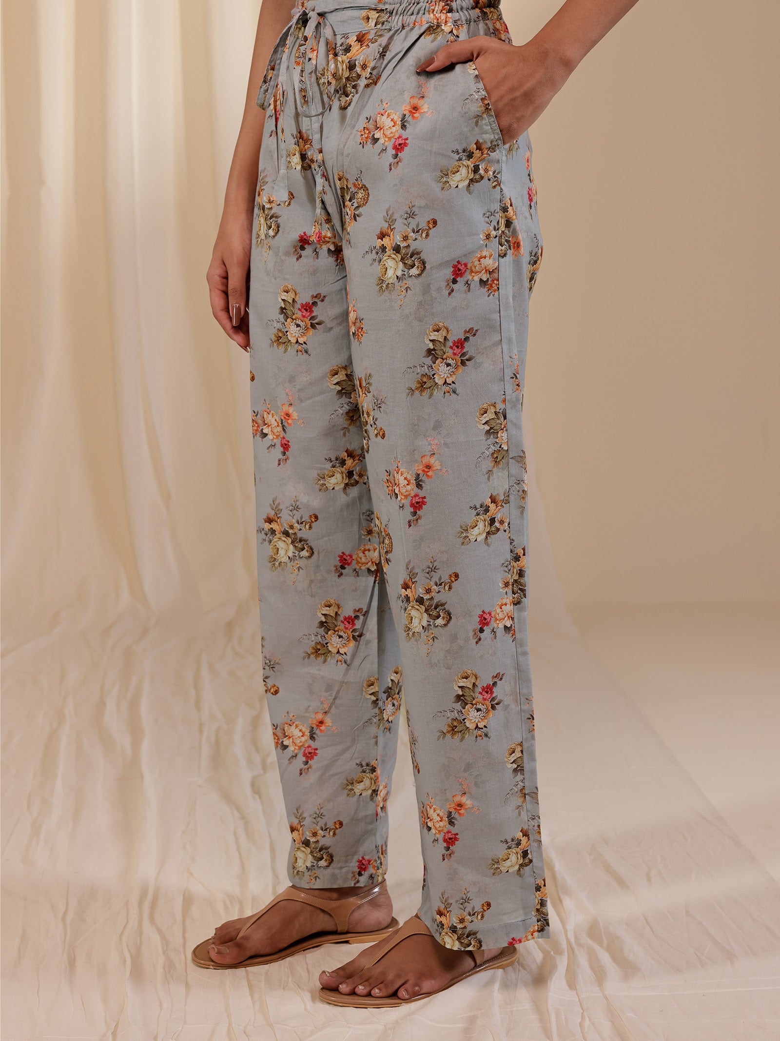 Bloom and Cozy Cotton Night Suit
