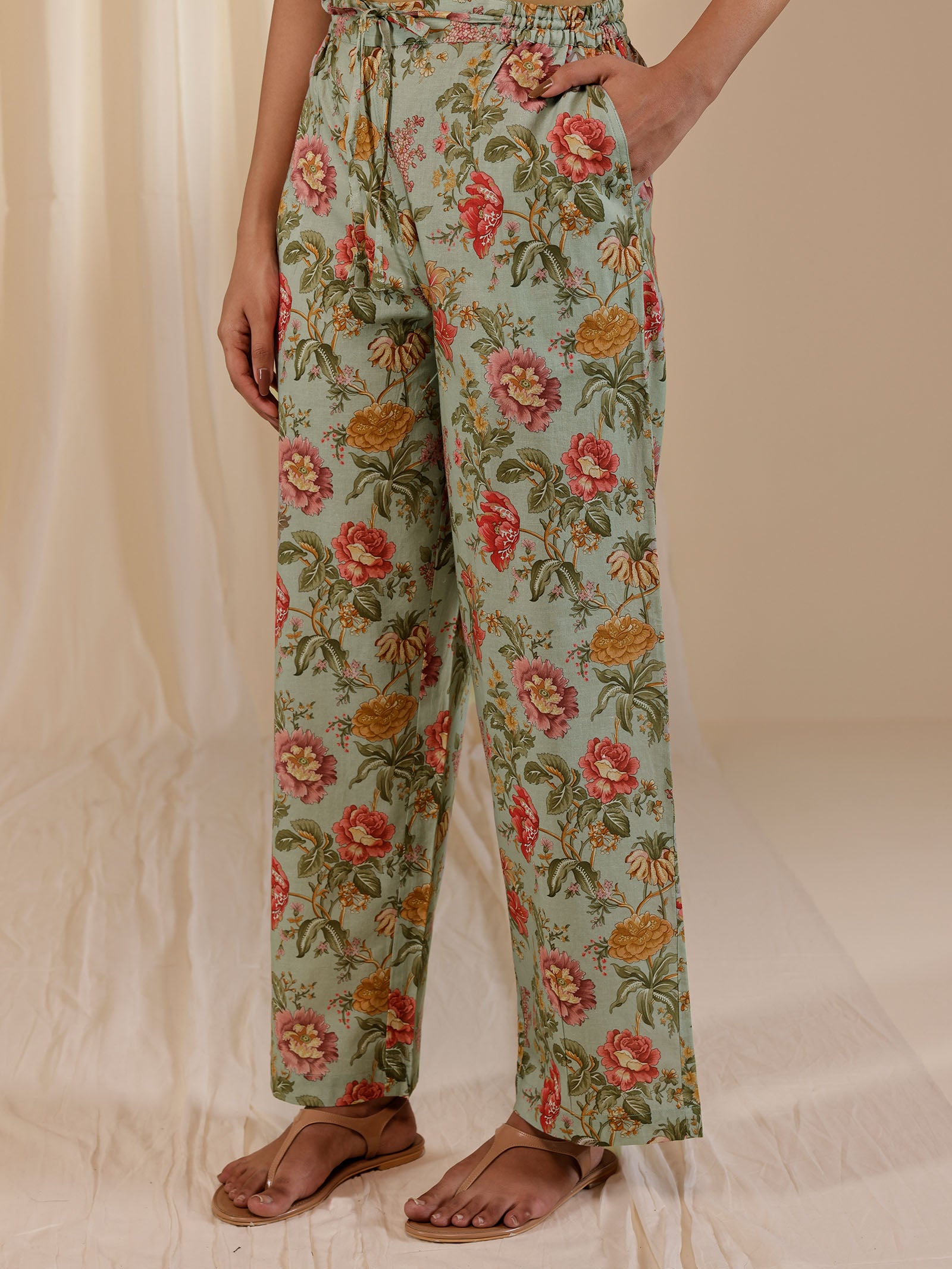 Rosewood Cotton Night Suit