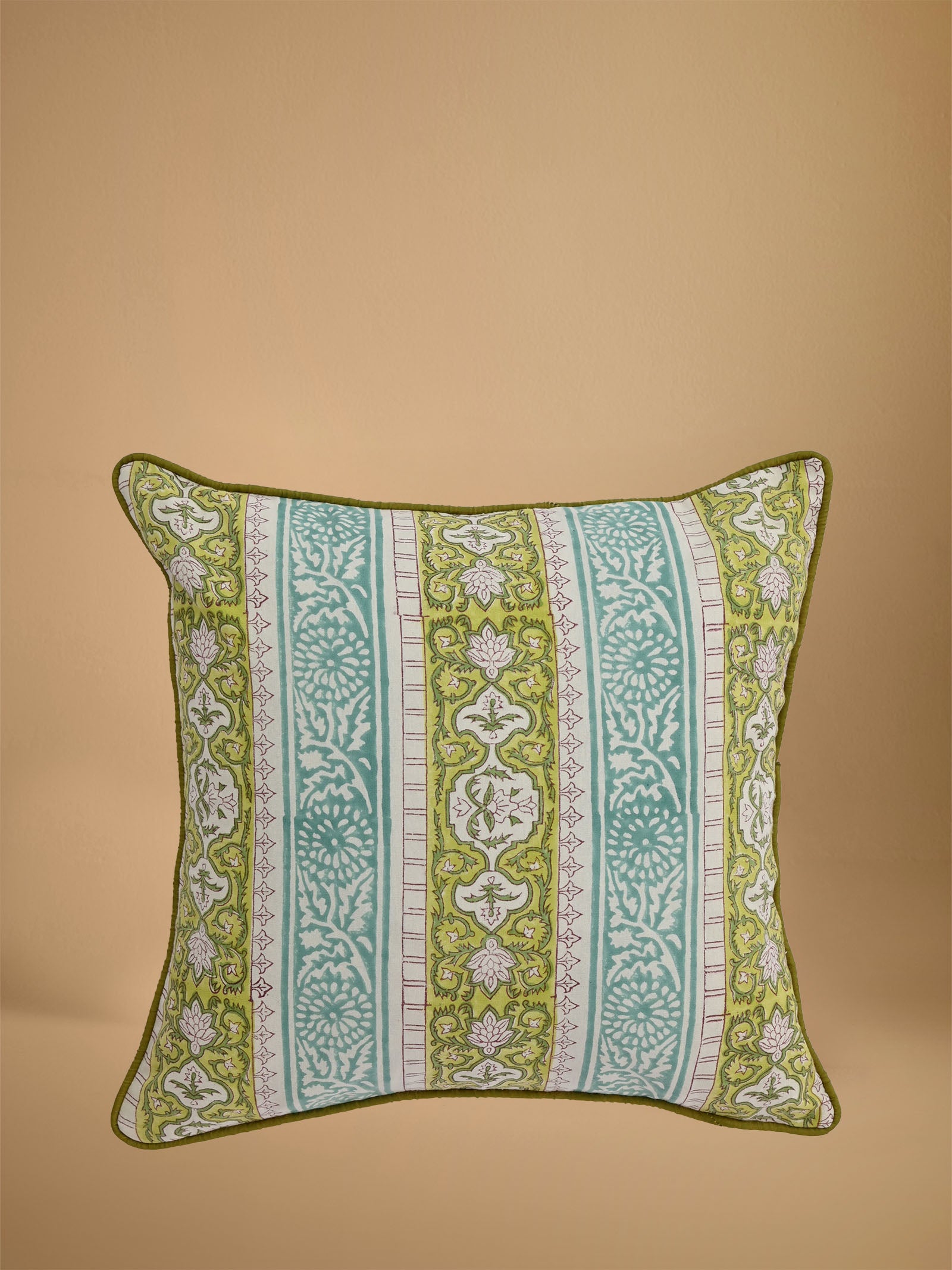 Betel Leaf 16 " x 16" Cushion Cover