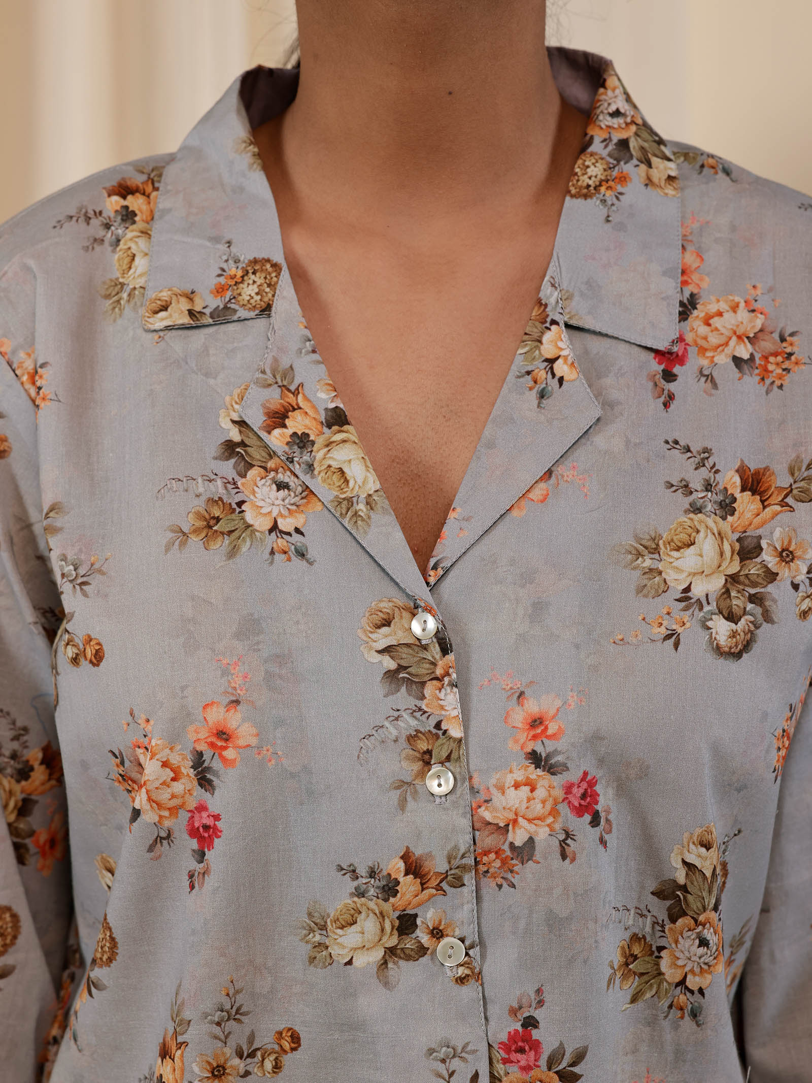 Bloom and Cozy Cotton Night Suit