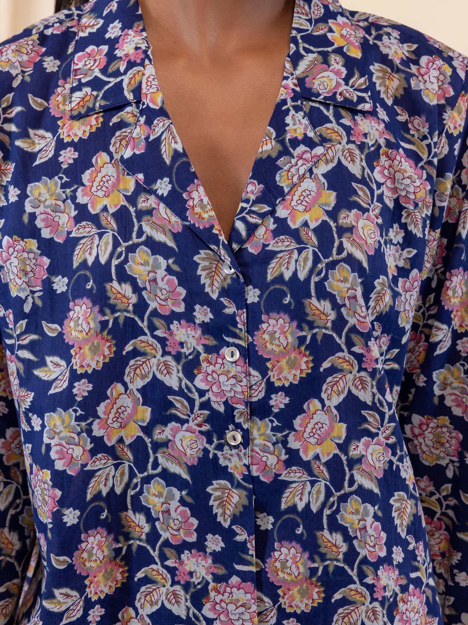 Purple Haze Voile Night Suit