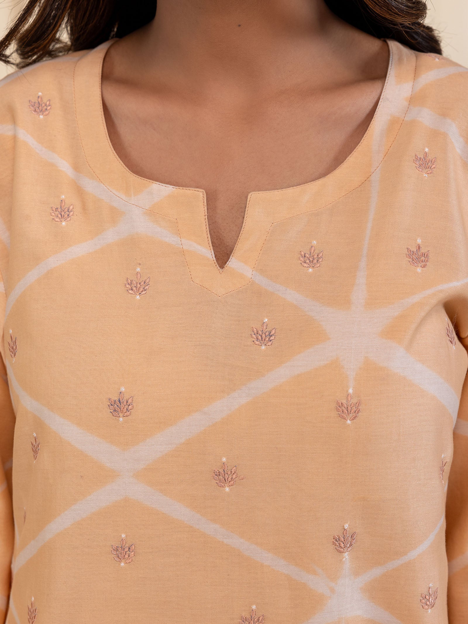 Skin Tones Porcelain Chanderi Kurta