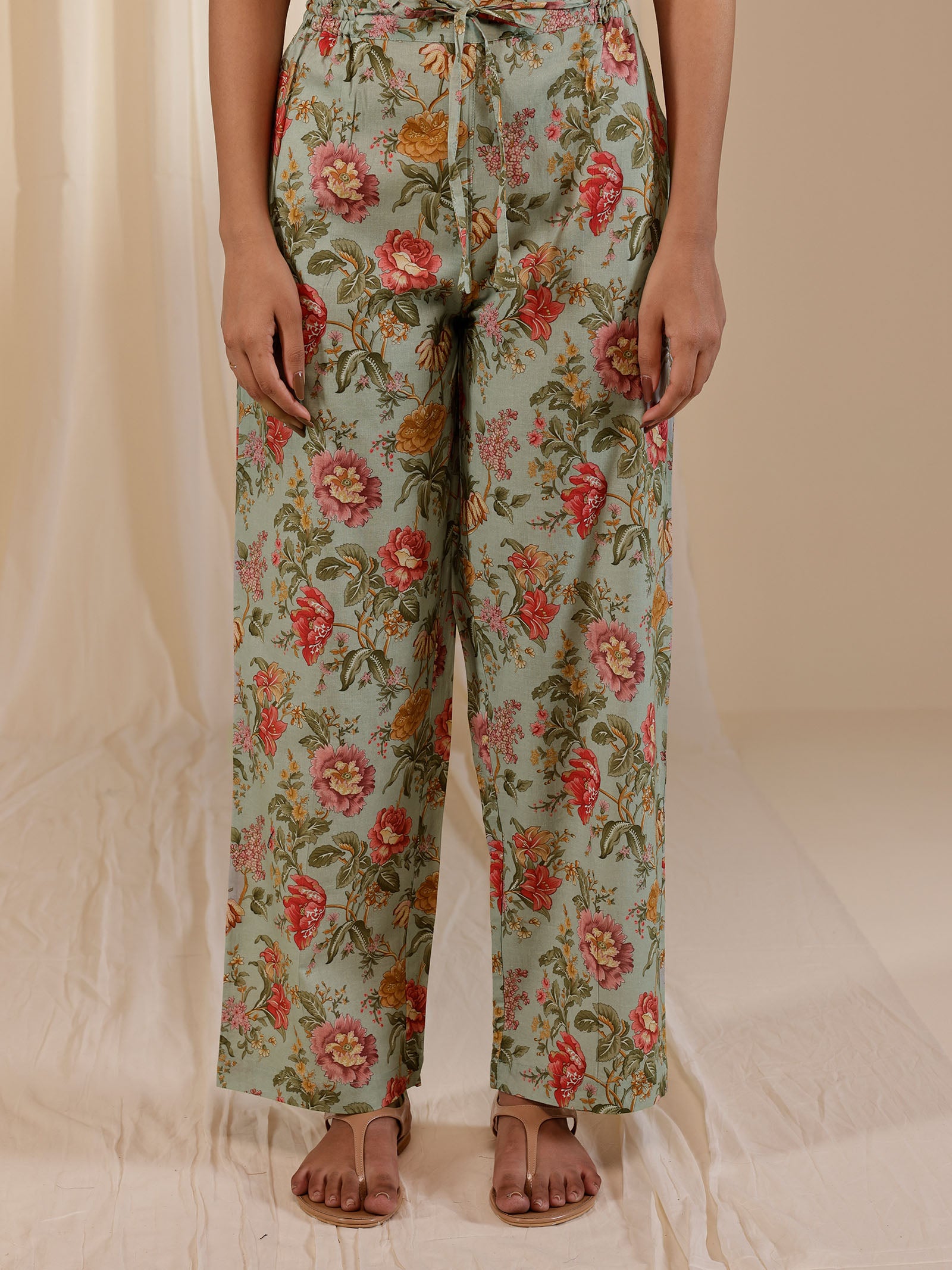 Rosewood Cotton Night Suit