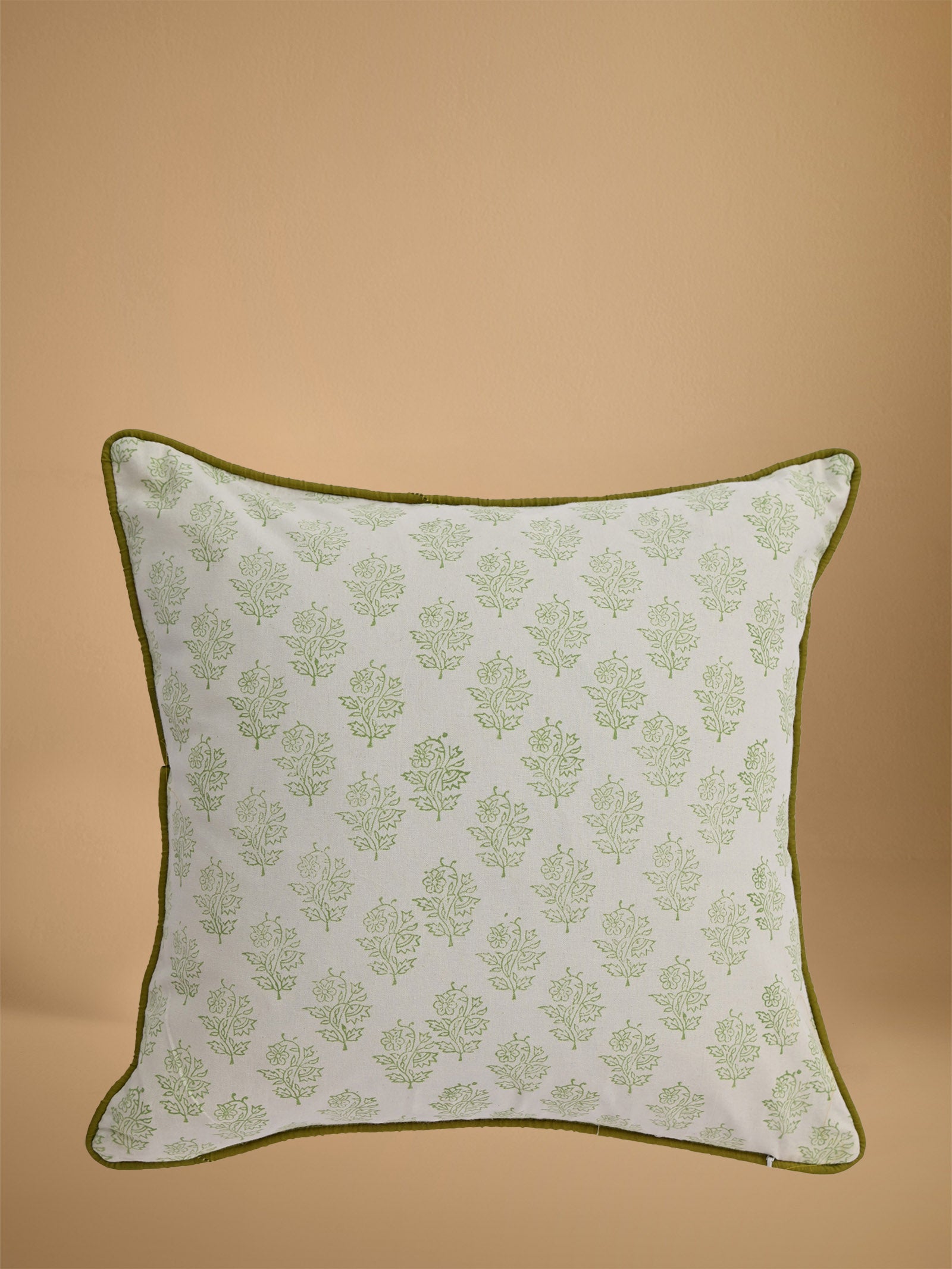 Betel Leaf 16 " x 16" Cushion Cover