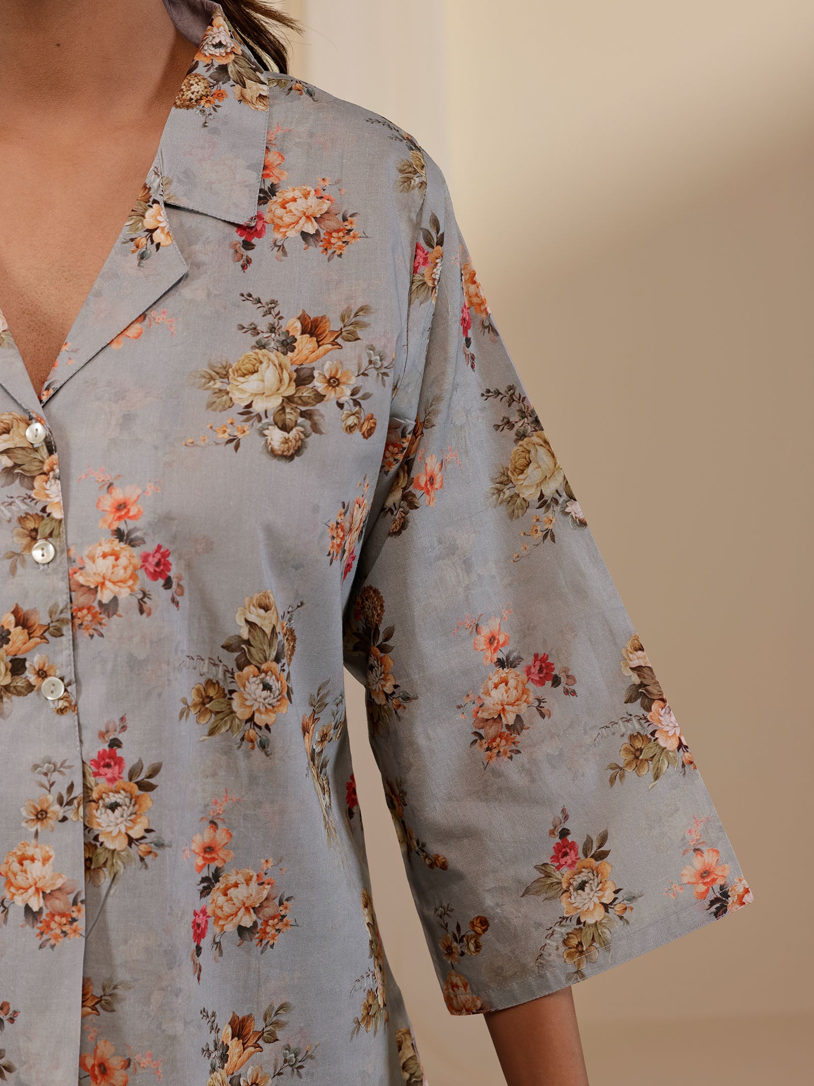 Bloom and Cozy Cotton Night Suit