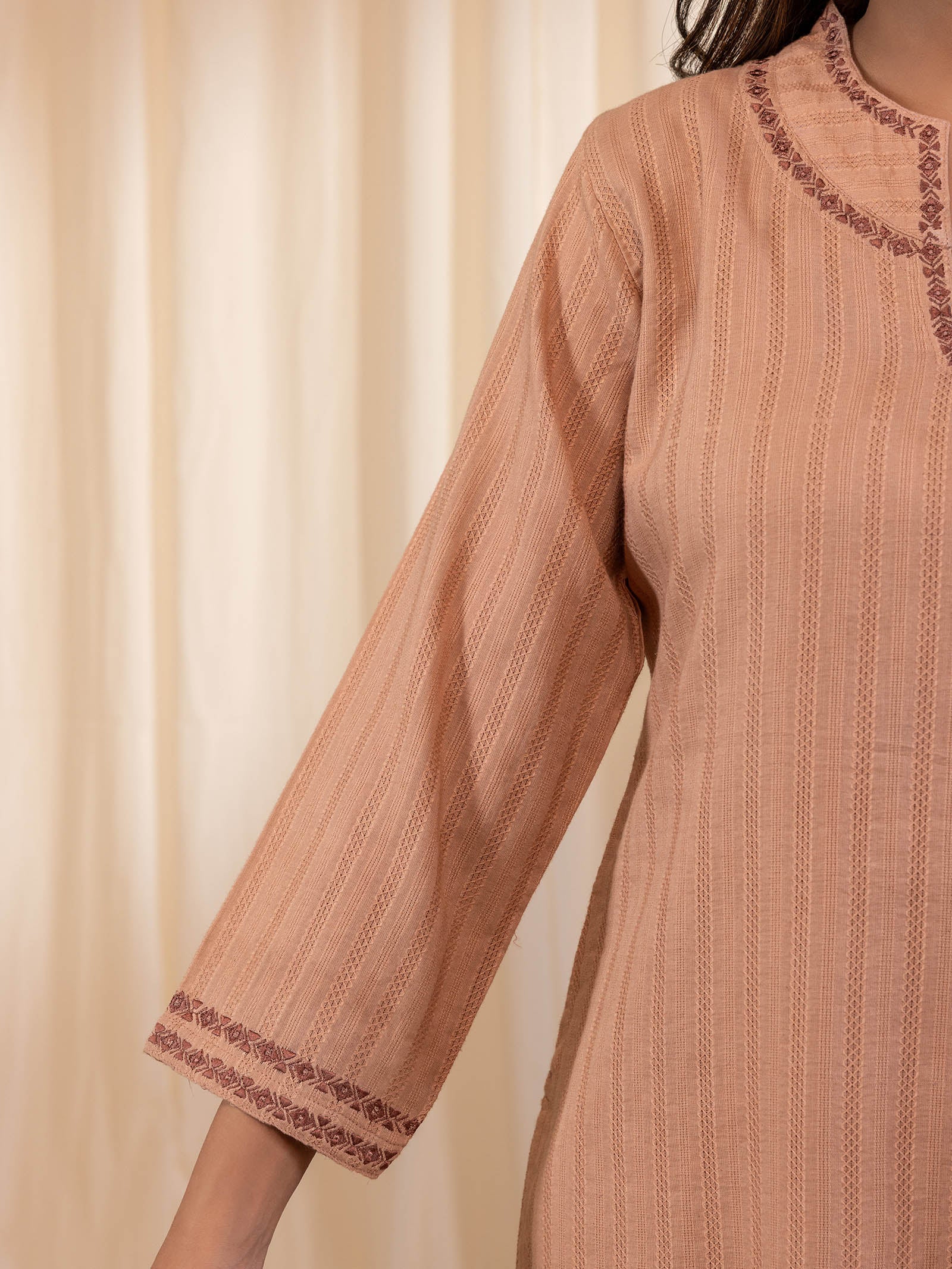 Skin Tones Caramel Cotton Kurta