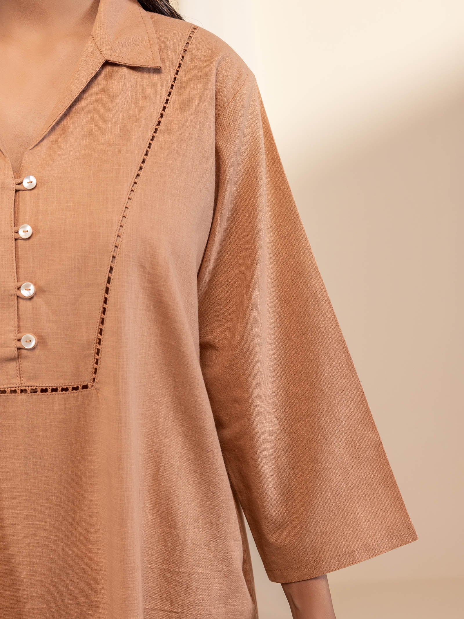 Skin Tones Cinnamon Cotton Kurta