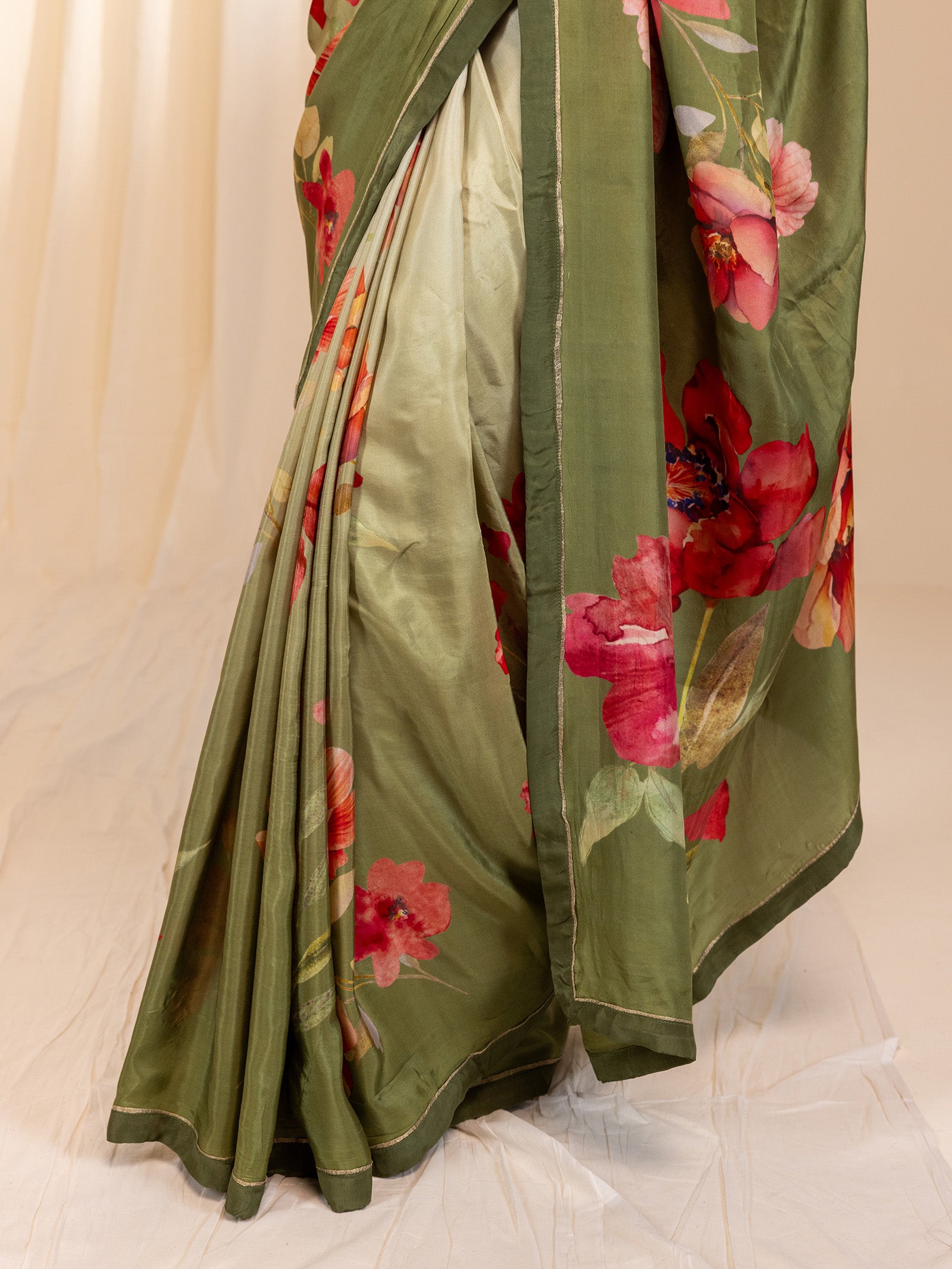 Olive 2025 Silk Saree