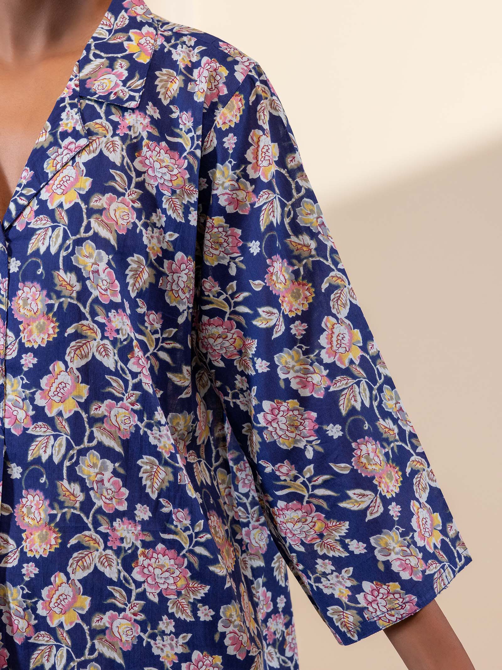 Purple Haze Voile Night Suit