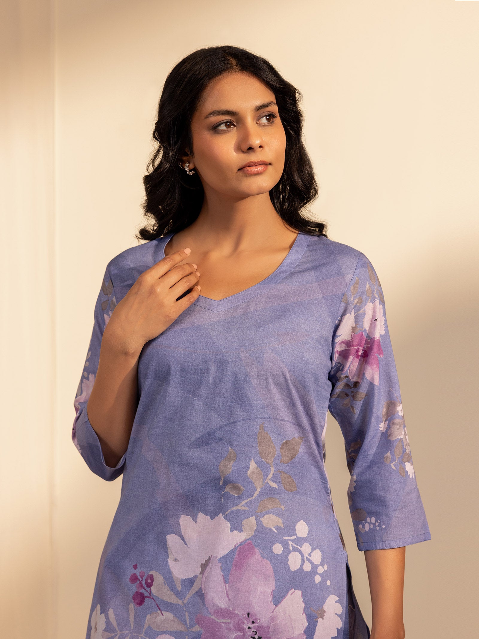 WITP Grape Cotton Kurta