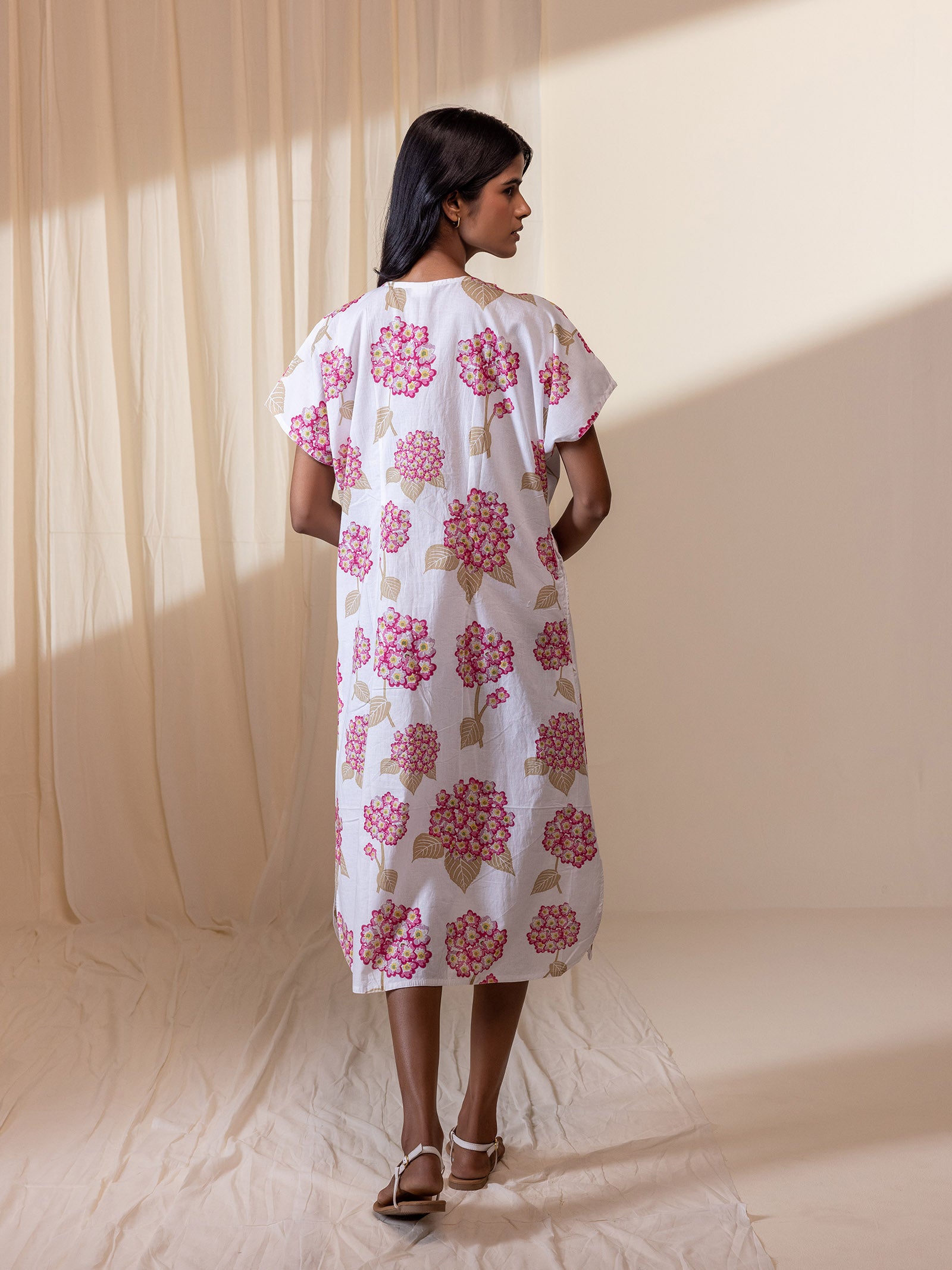 Heliotrope Bali Cotton Dress
