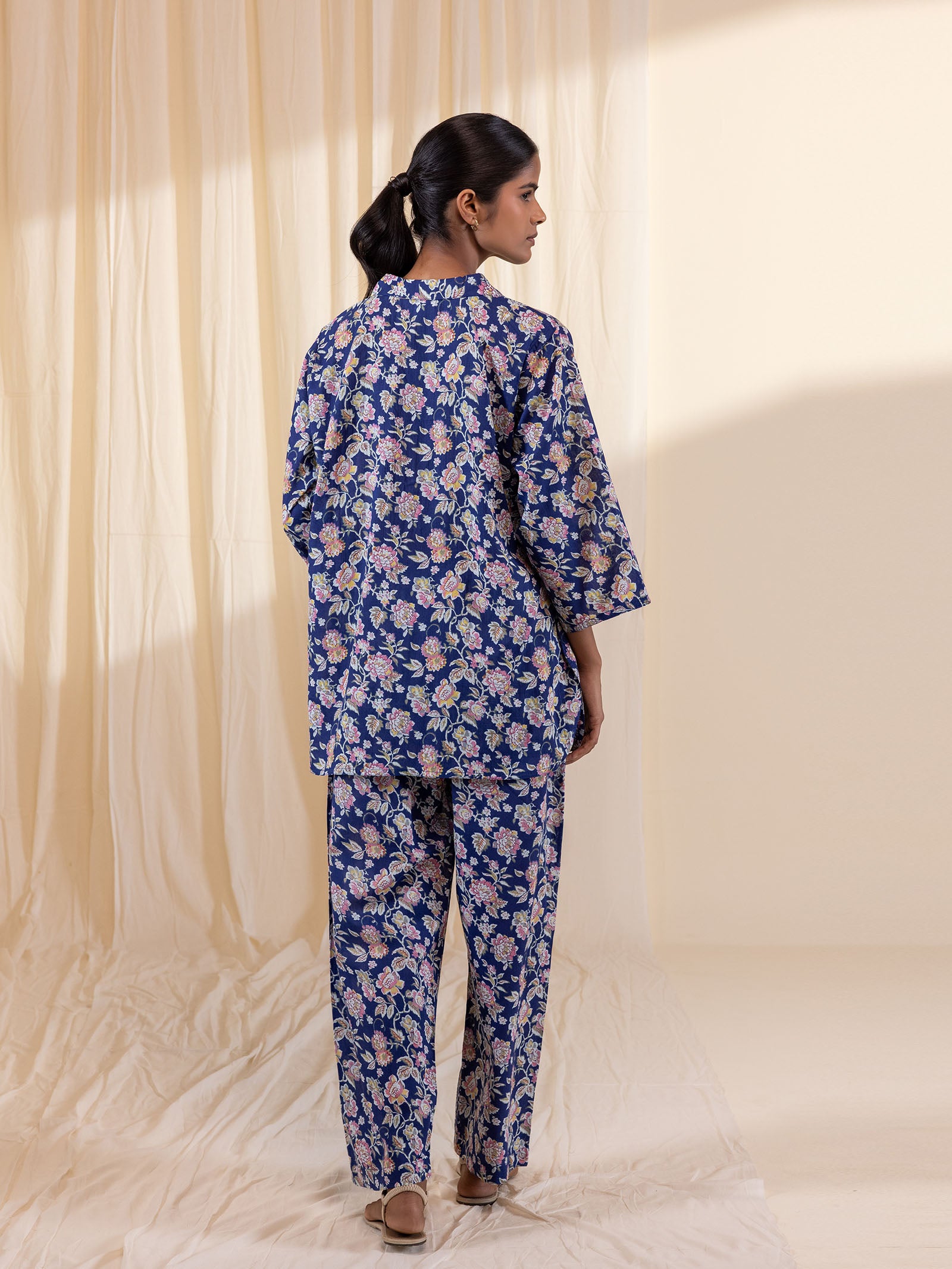 Purple Haze Voile Night Suit