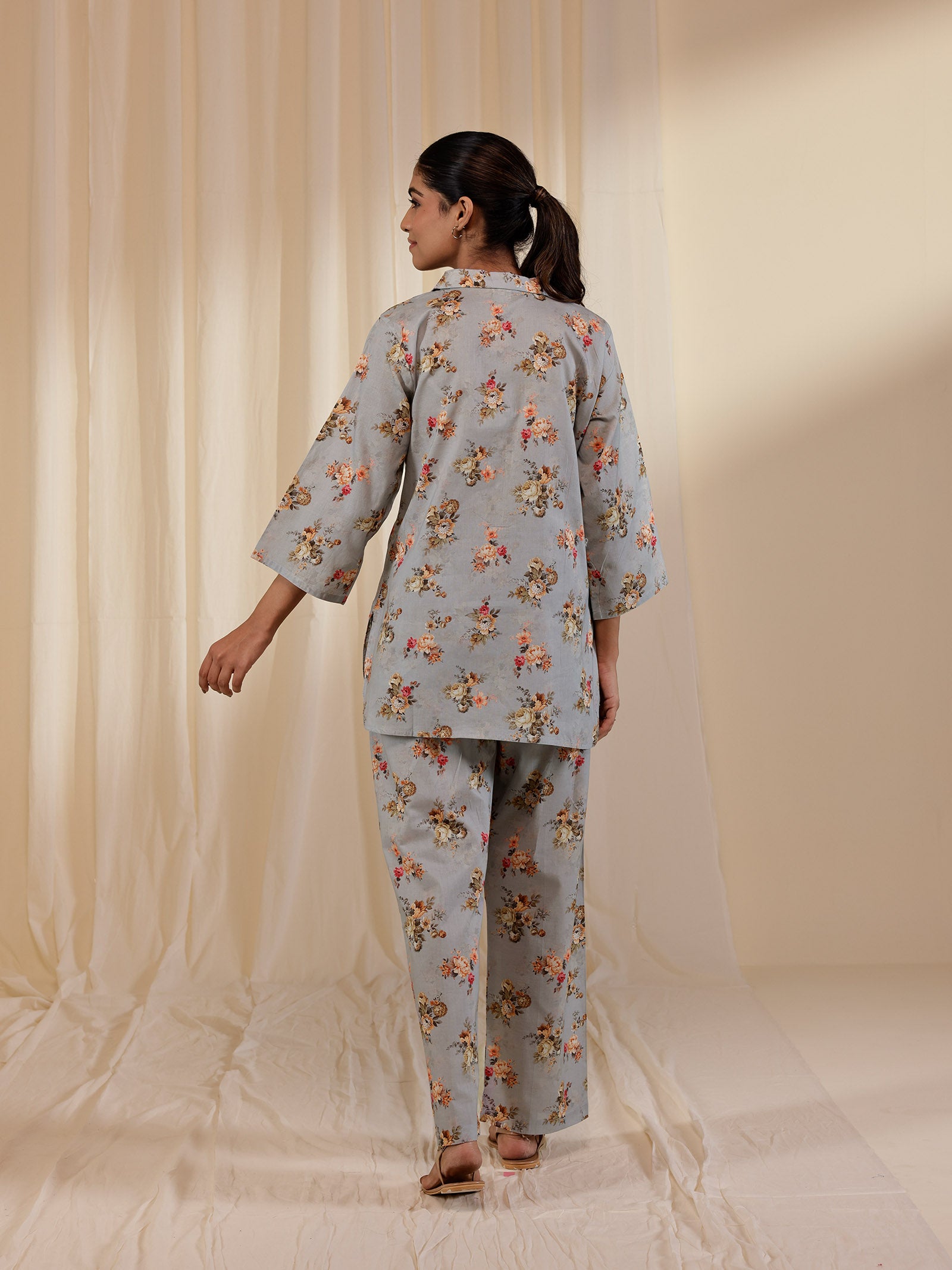 Bloom and Cozy Cotton Night Suit