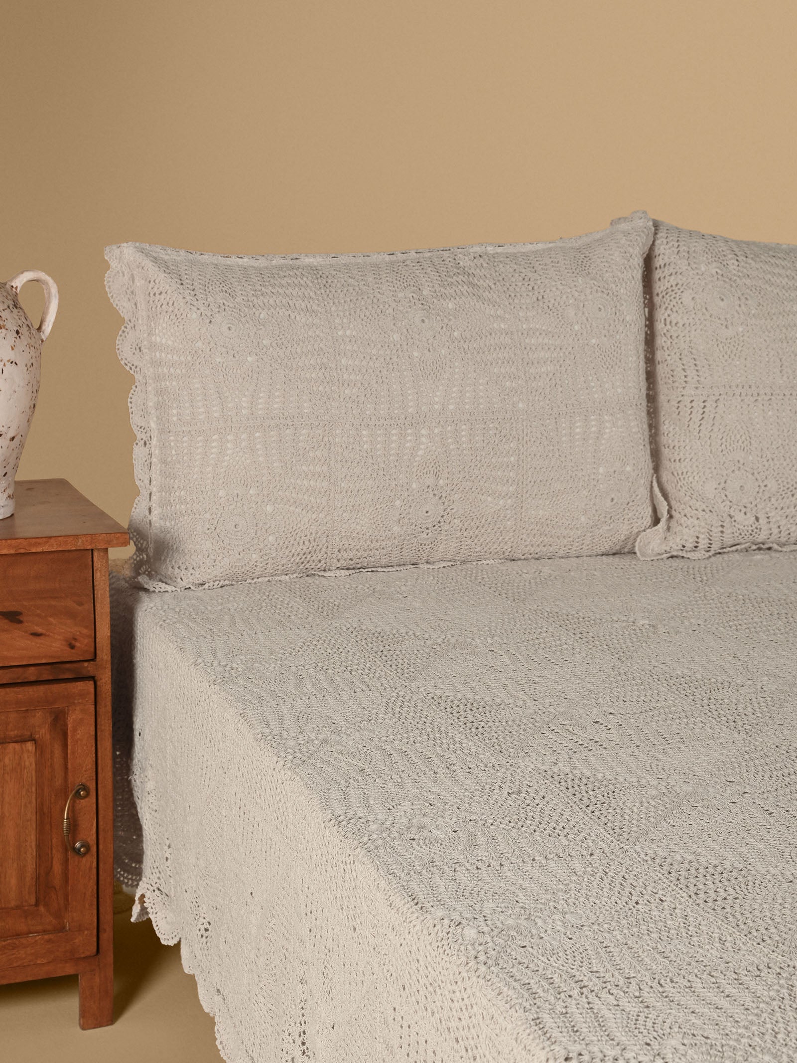 Crochet Classic Pillow Cover (Set of 2)