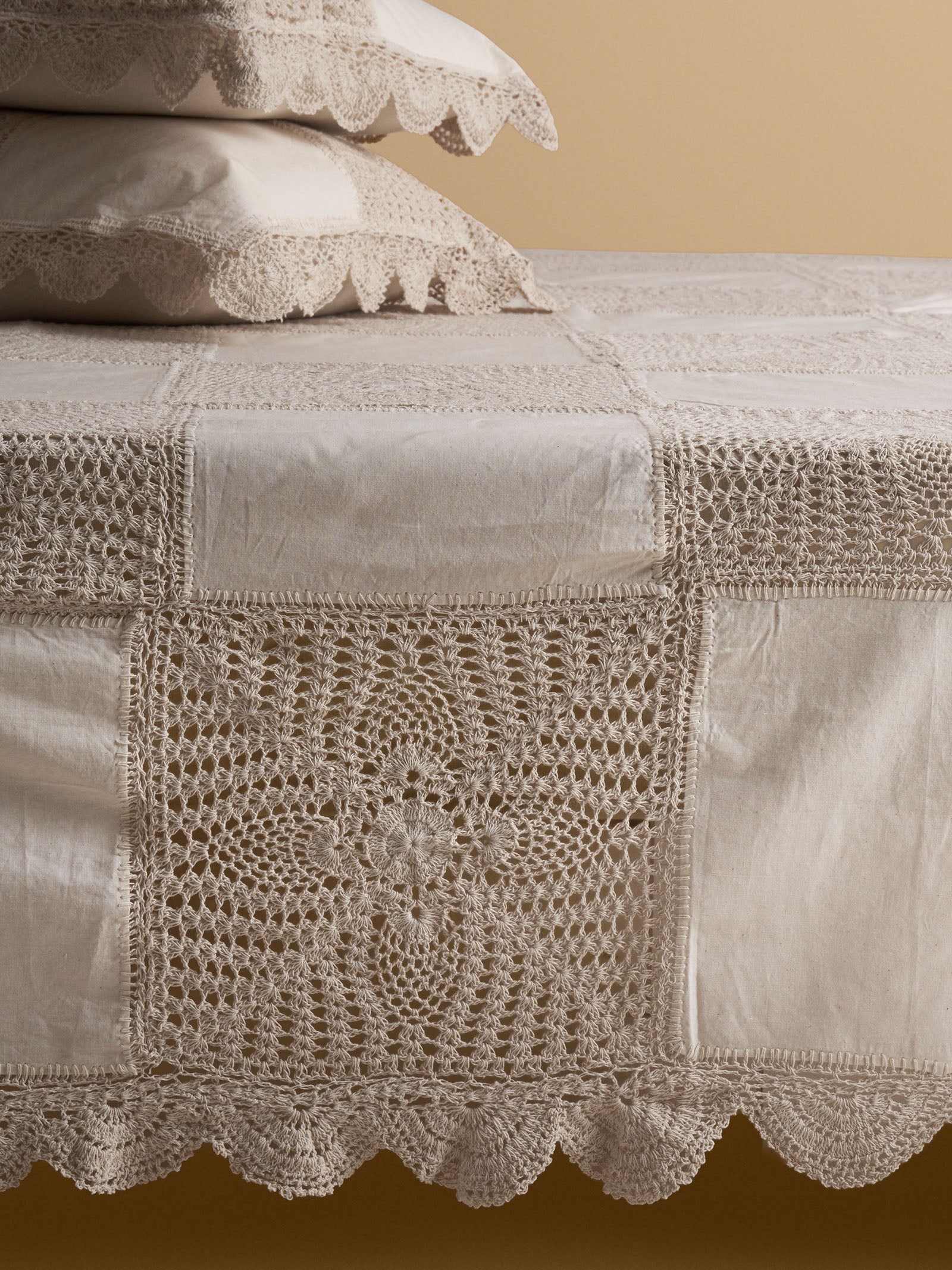 Crochet Patchwork Bed Cover