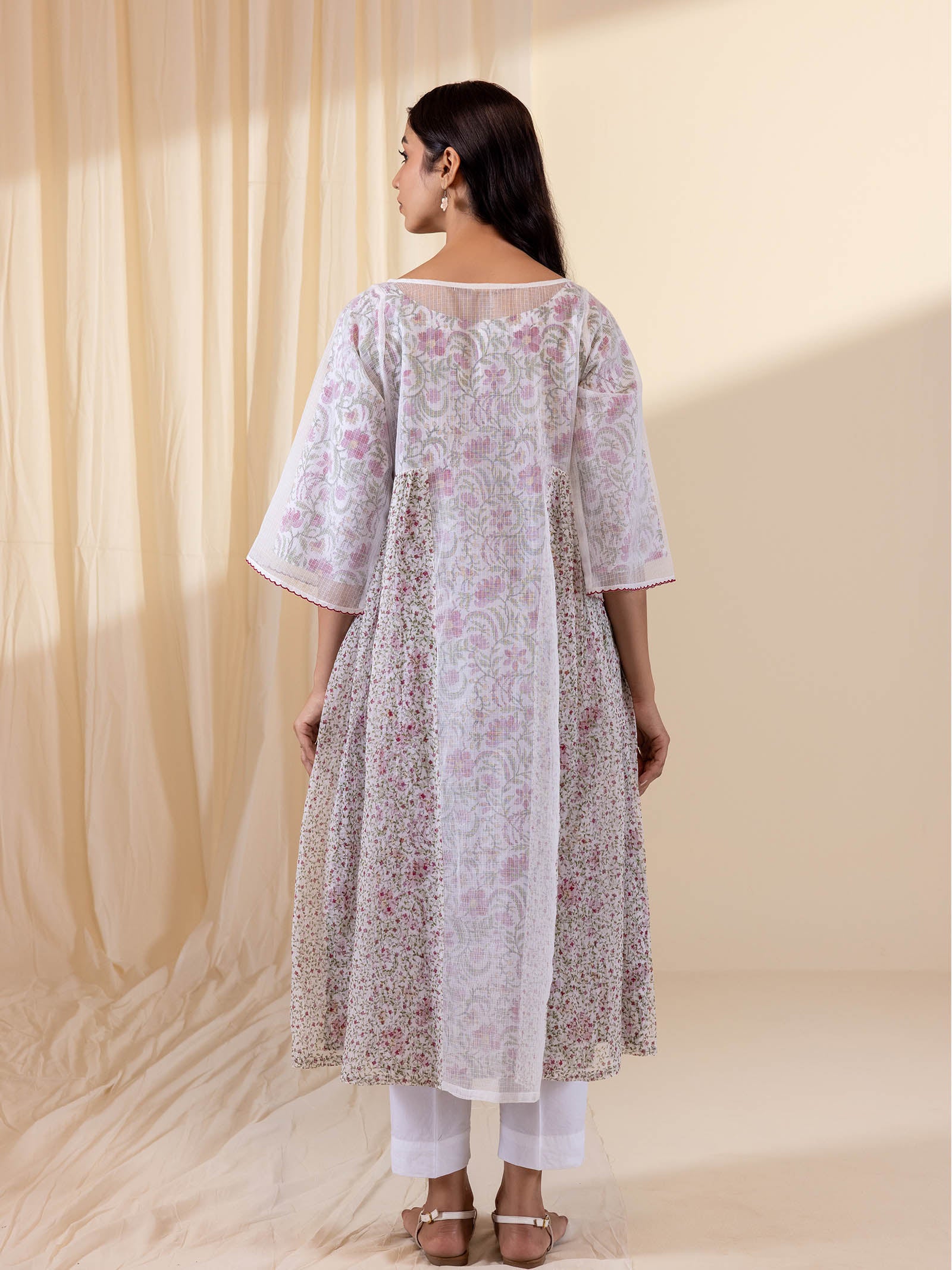 Inked Curls Cotton Tunic