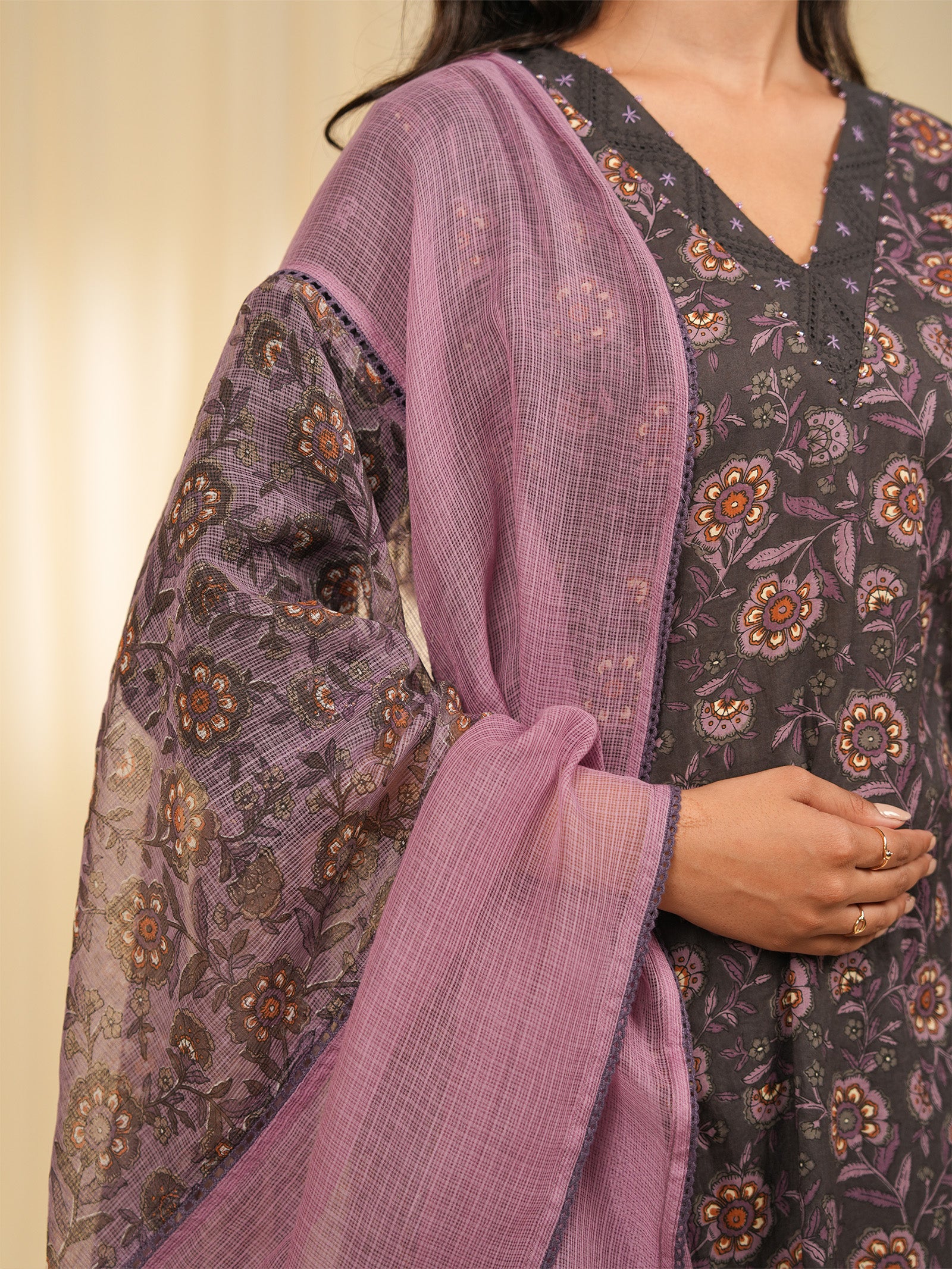 Bandra Brown Kota Dupatta