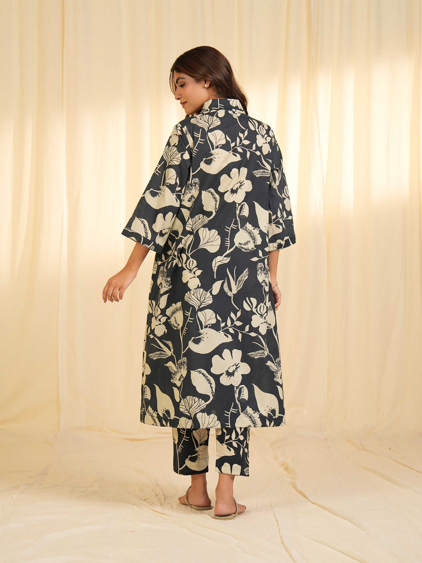 Basic Black Cotton Tunic