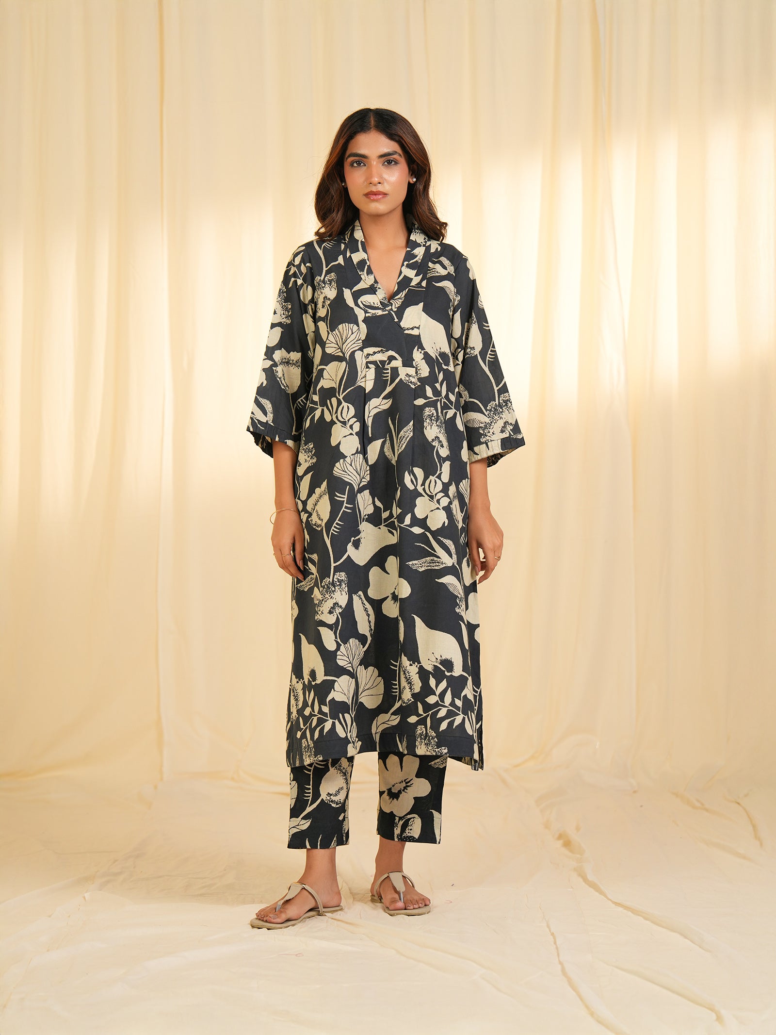 Basic Black Cotton Tunic