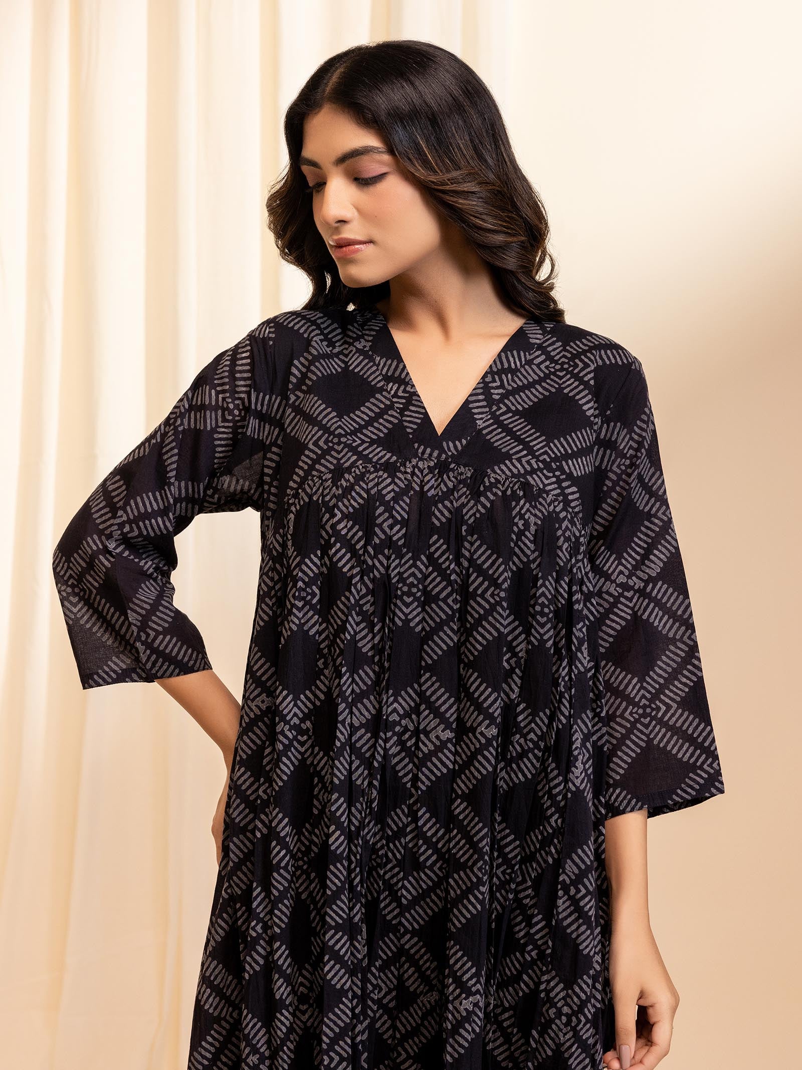 B.G. Gathers Voile Kurta