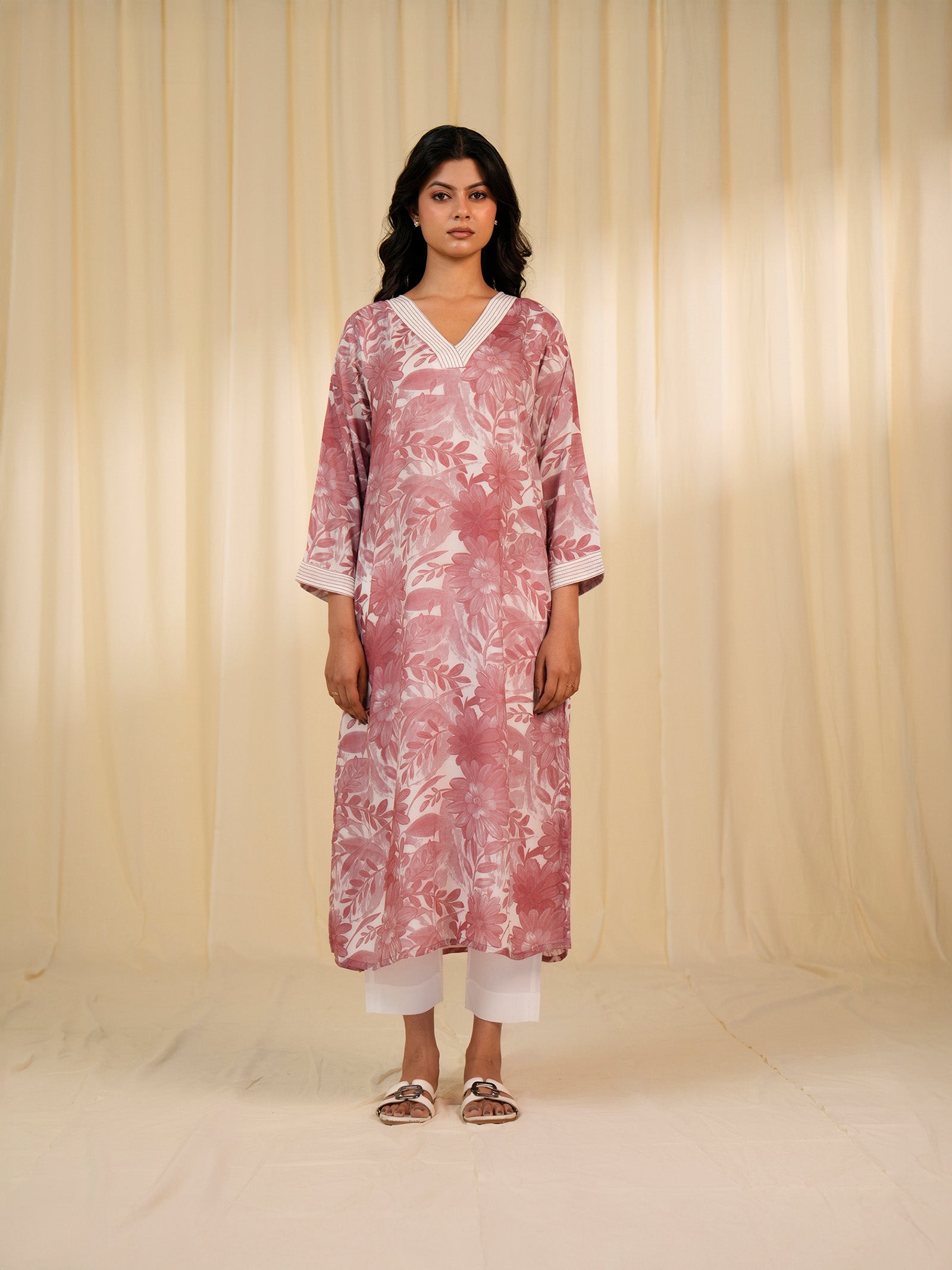 Bloom Garden Cotton Kurta