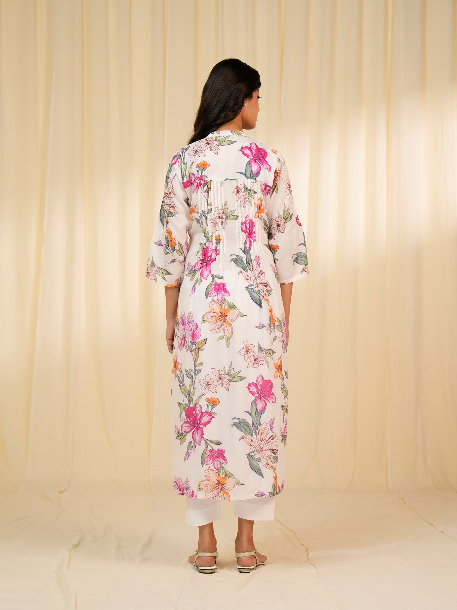Bloom Meadow Viscose Kurta