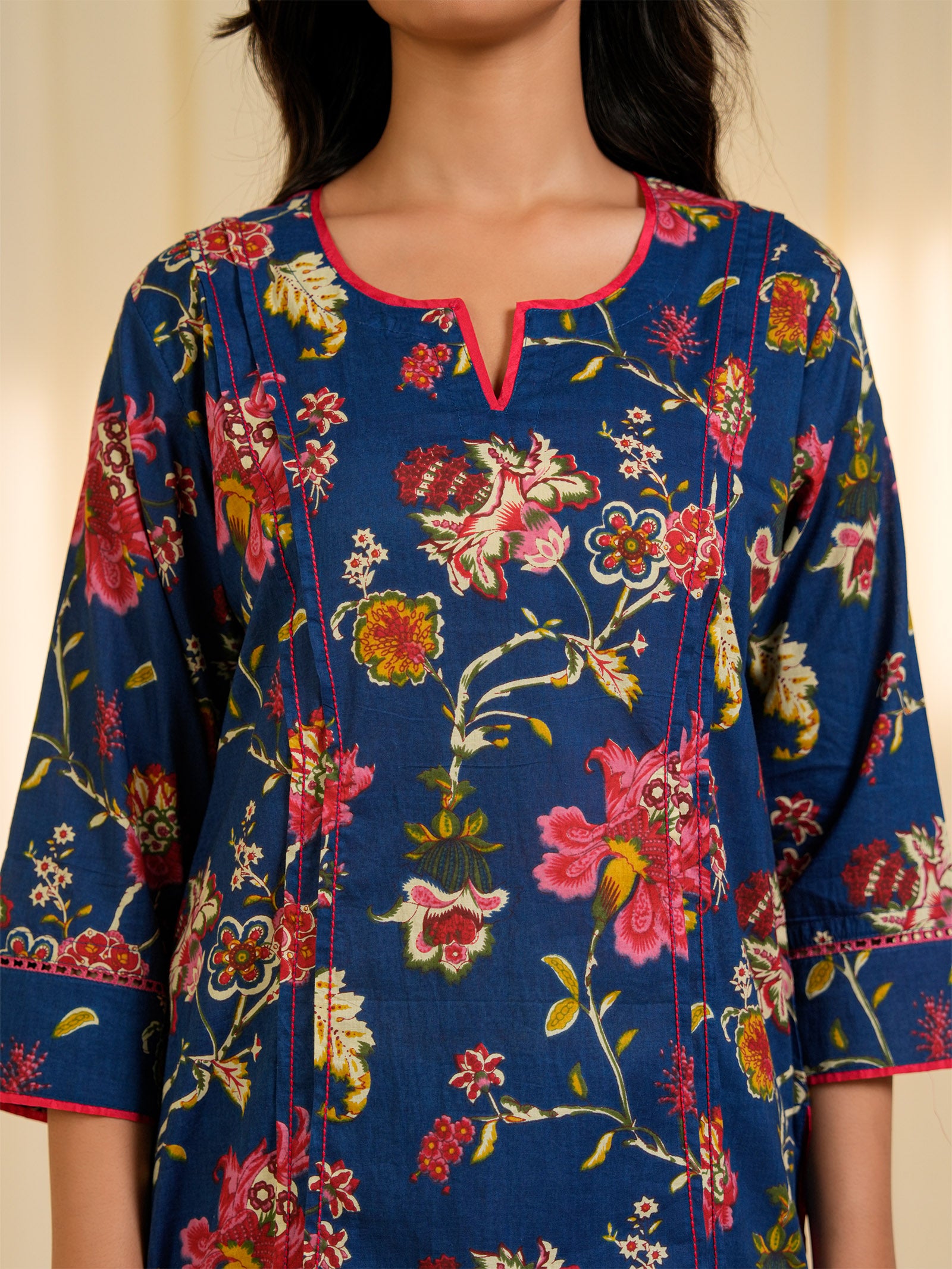 Blue Jazz Cotton Kurta