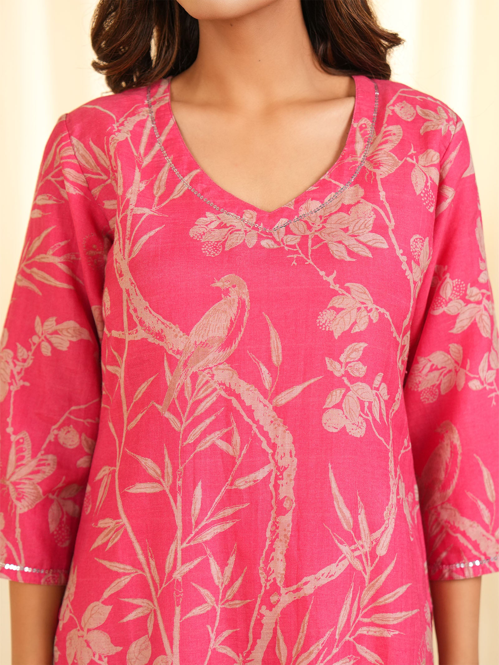Blushwood Chanderi Kurta