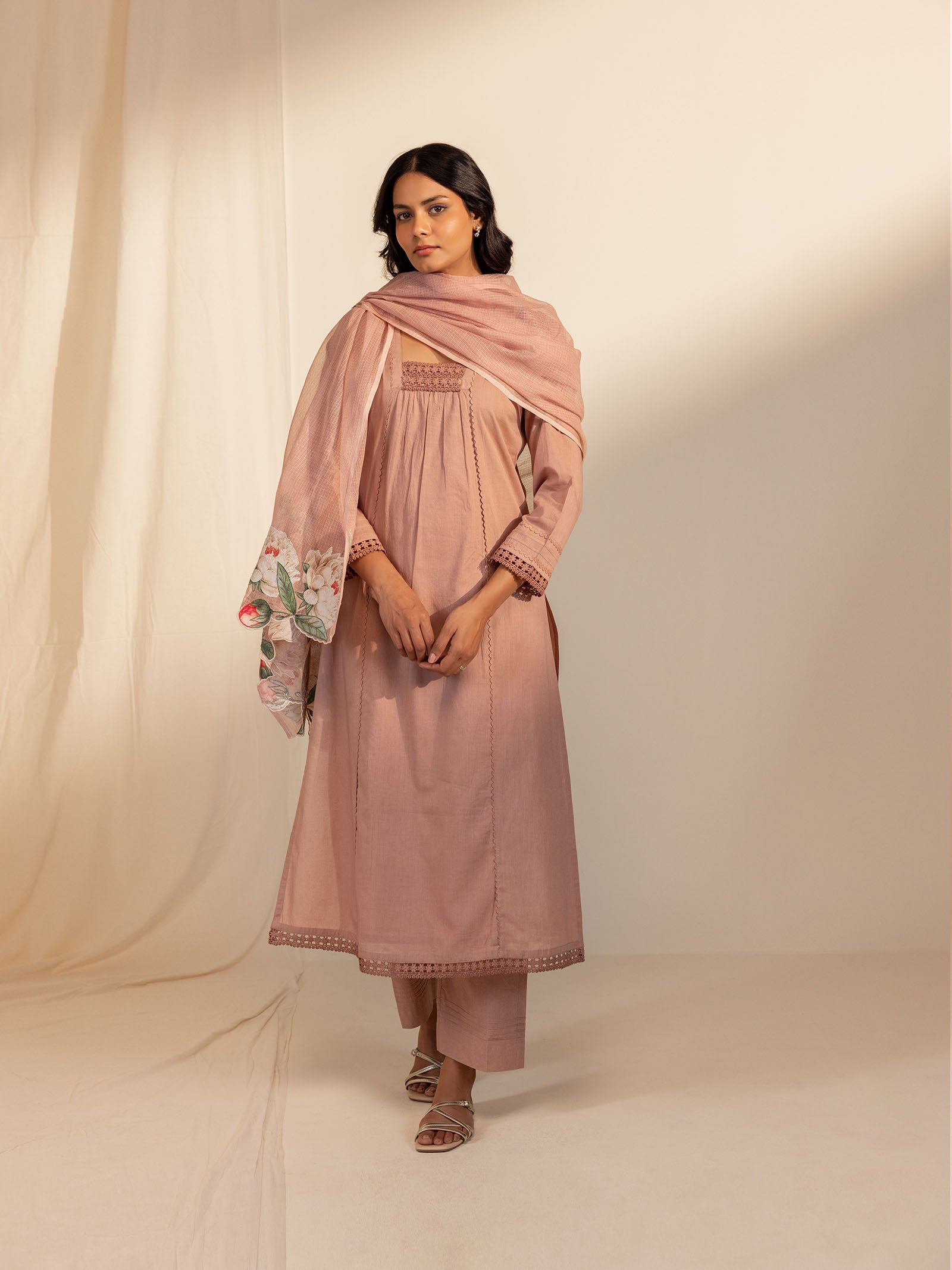 Bold And Beautiful Voile Kurta - (Plain)