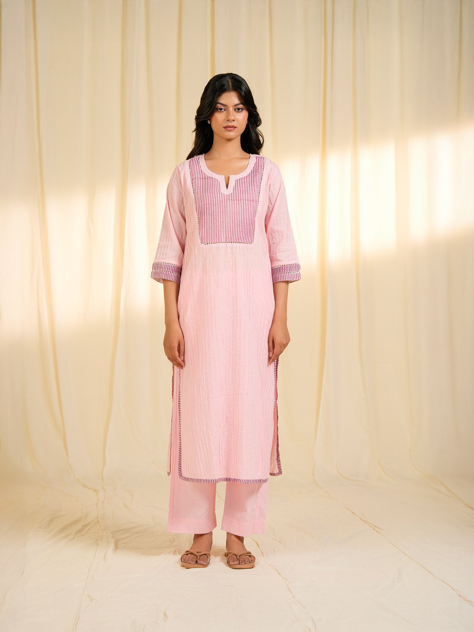 Bubble Tea Cotton Kurta