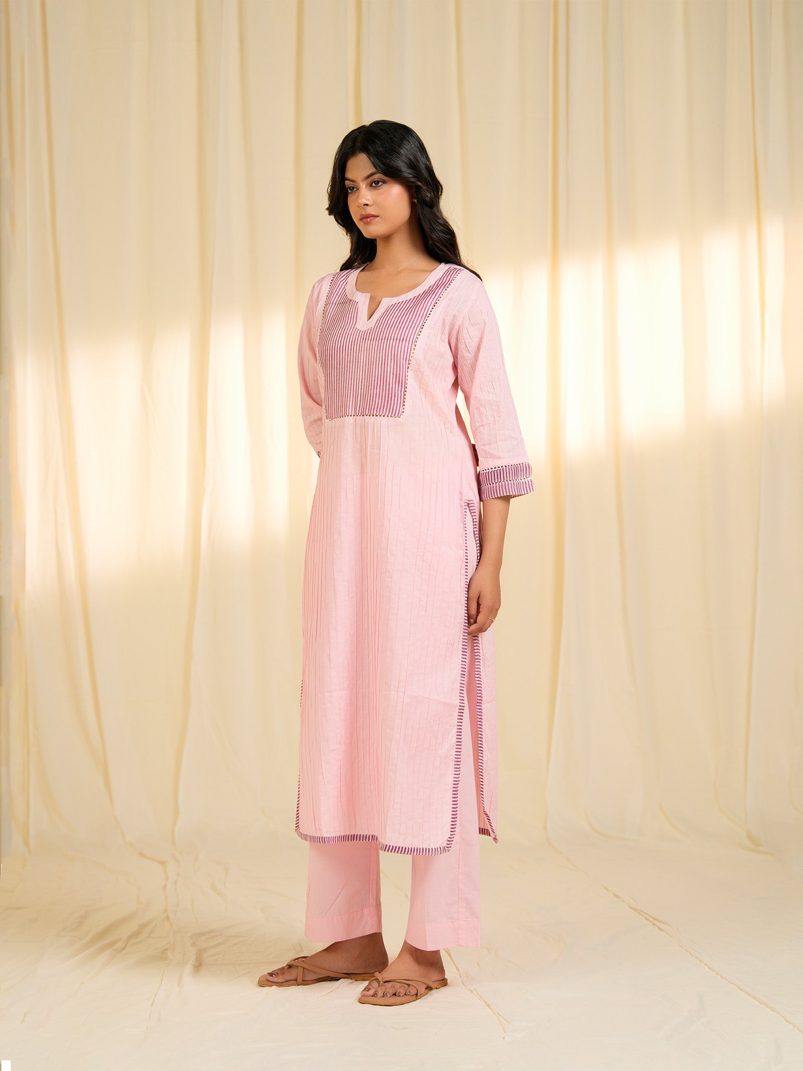 Bubble Tea Cotton Kurta