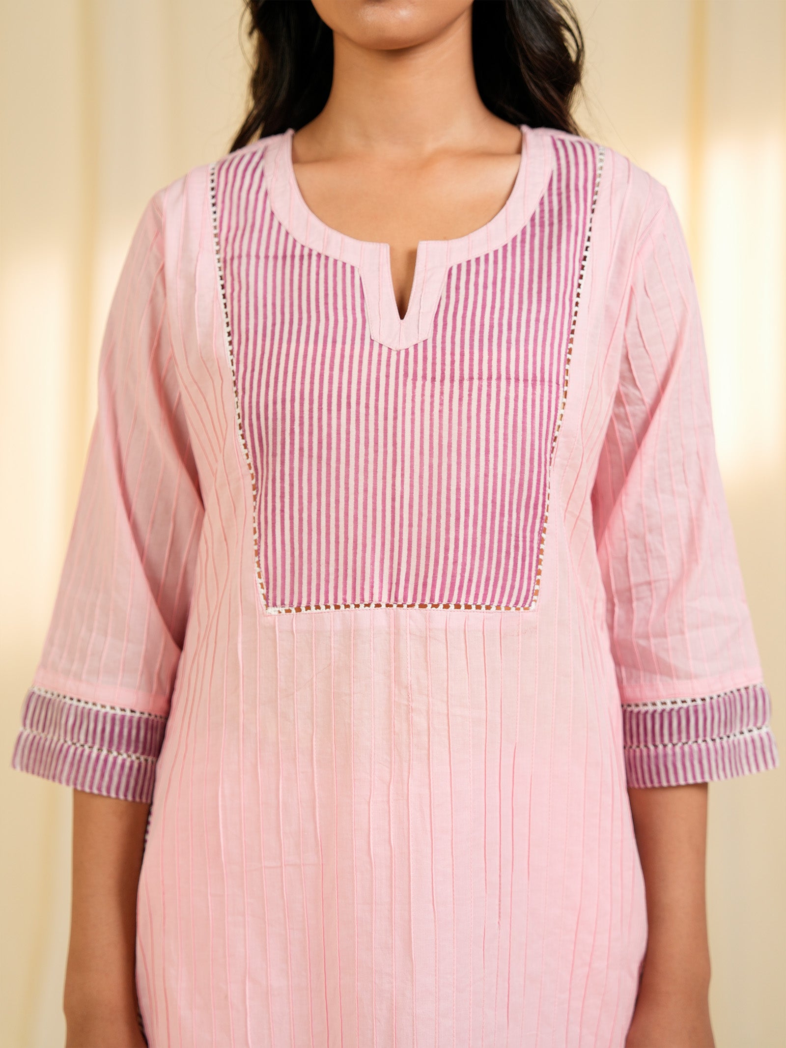 Bubble Tea Cotton Kurta