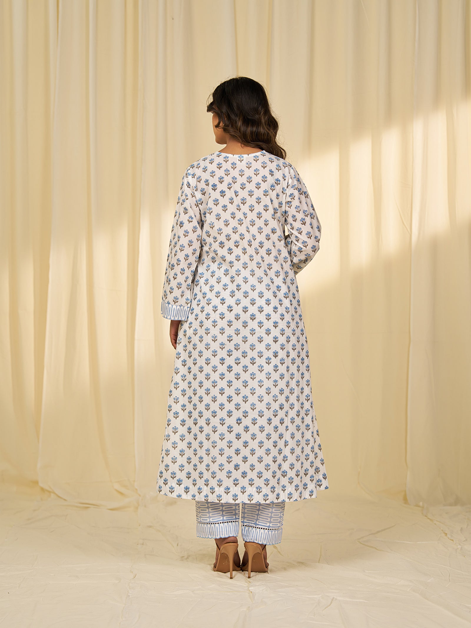Celeste Booti Cotton Kurta