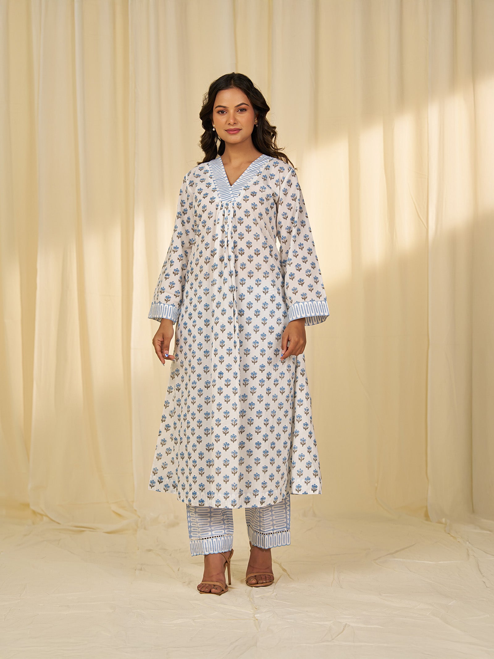 Celeste Booti Cotton Kurta
