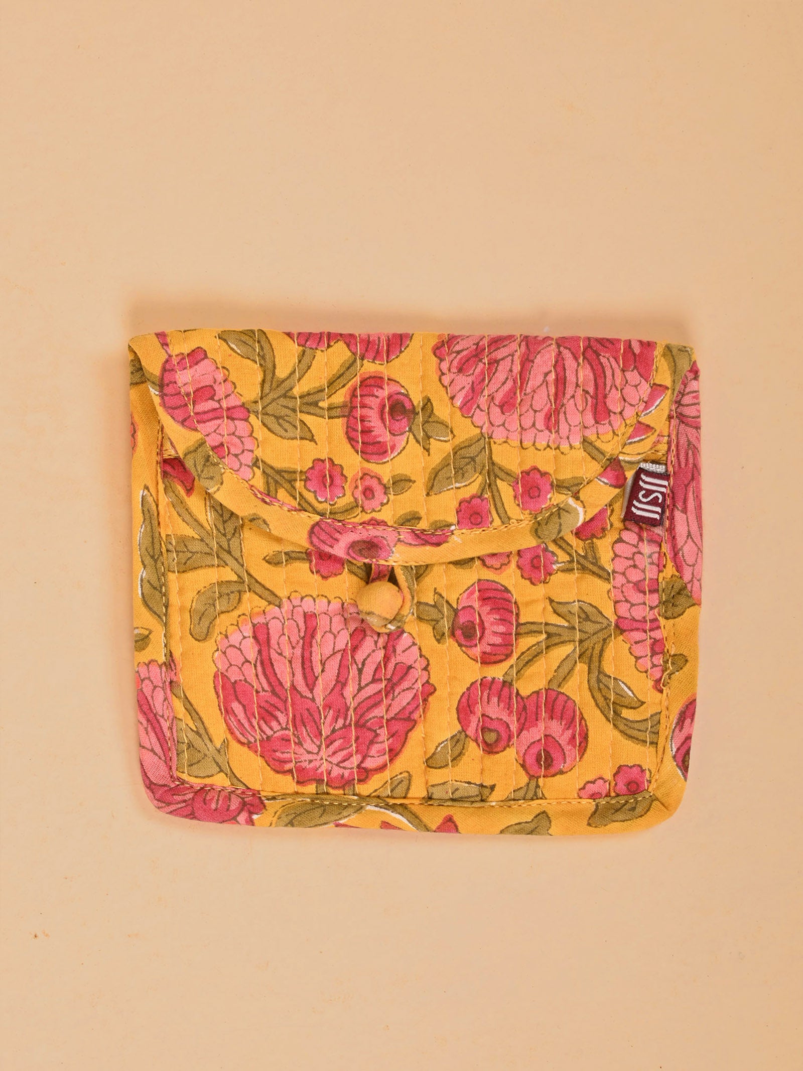 Chrysanthemum Quilted Coin Purse