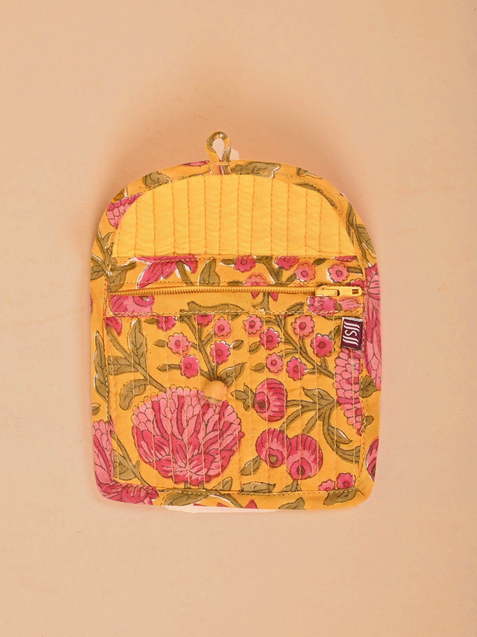 Chrysanthemum Quilted Coin Purse