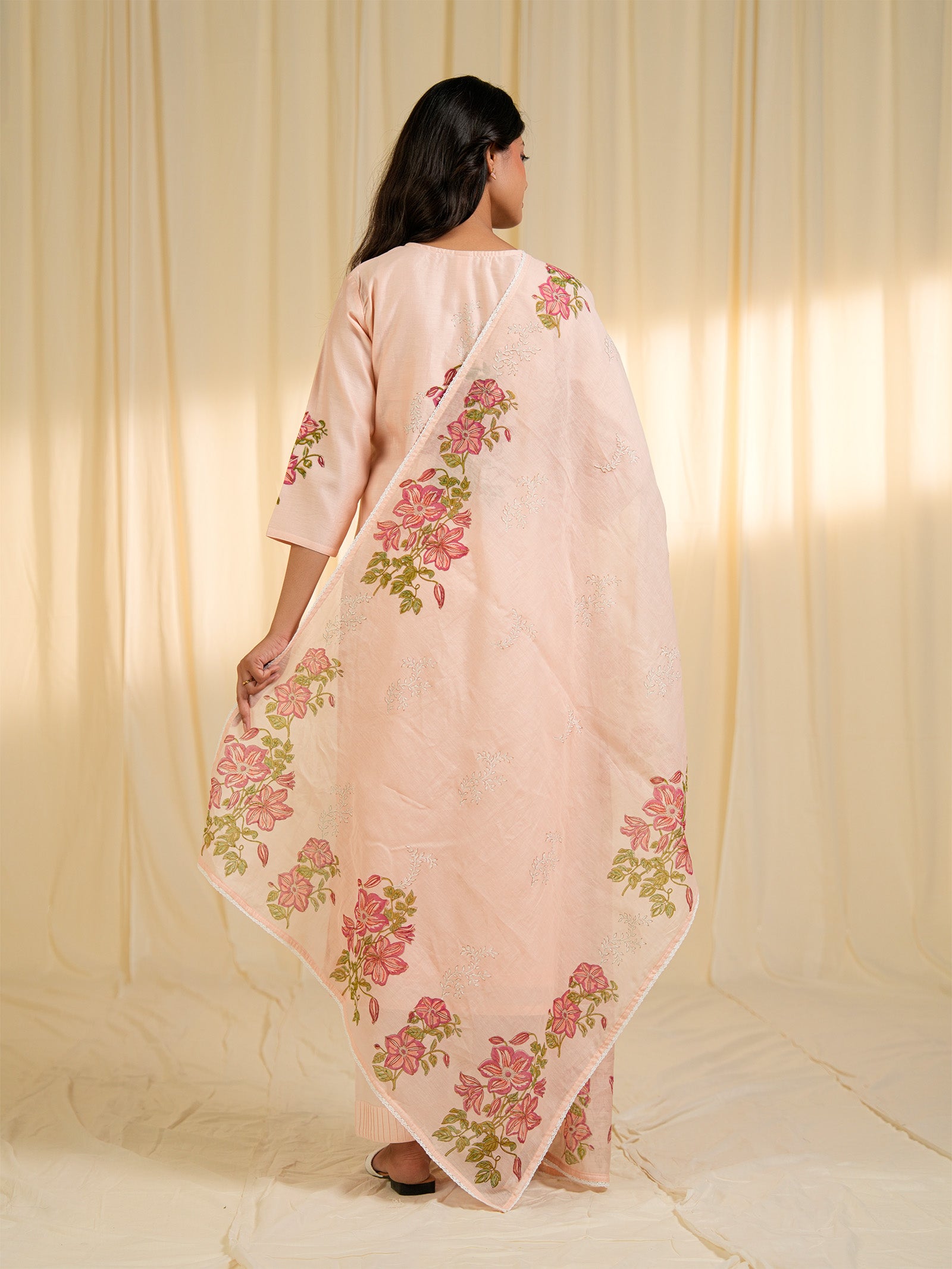 Clematis Chanderi Dupatta