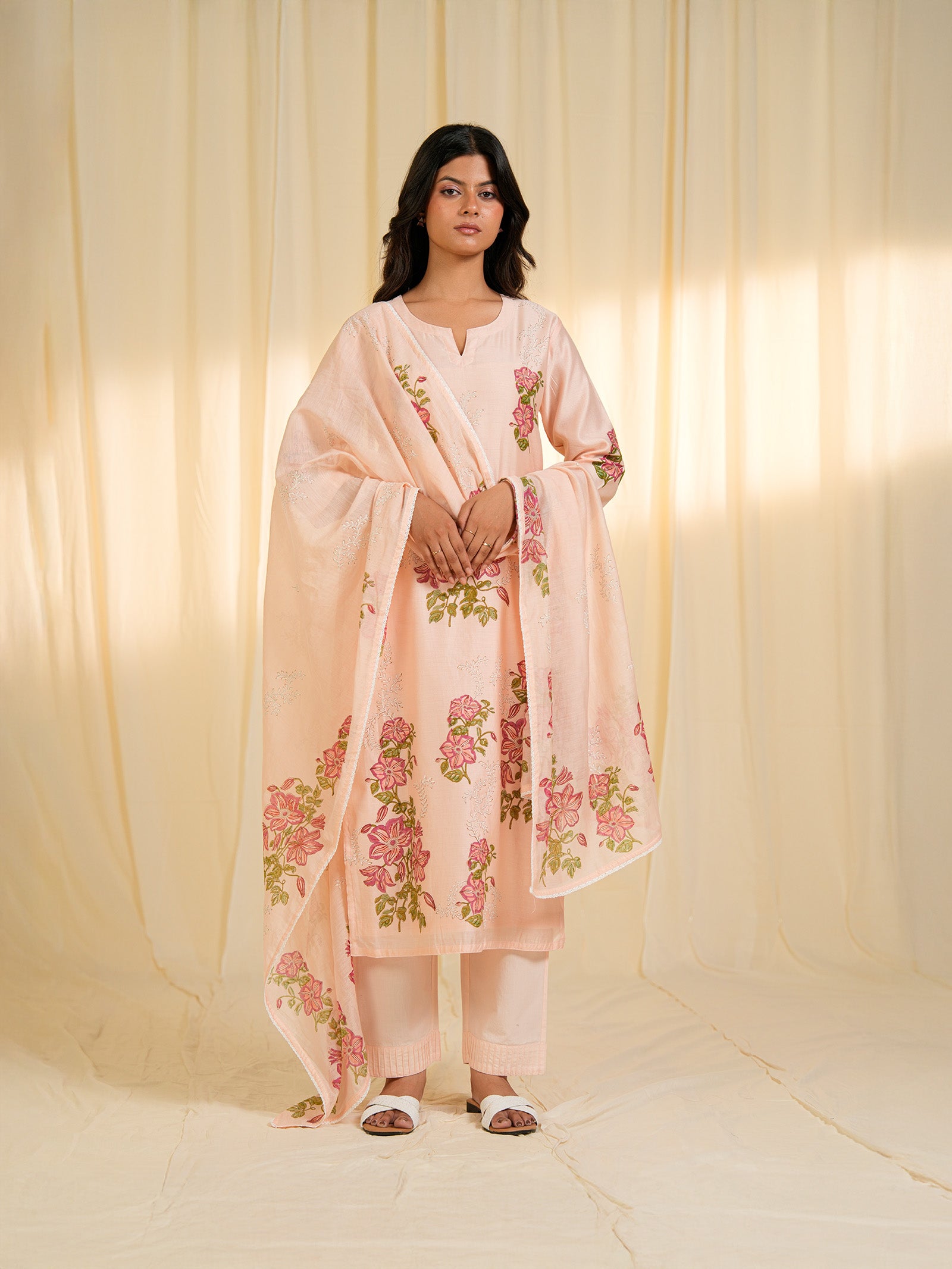 Clematis Chanderi Dupatta