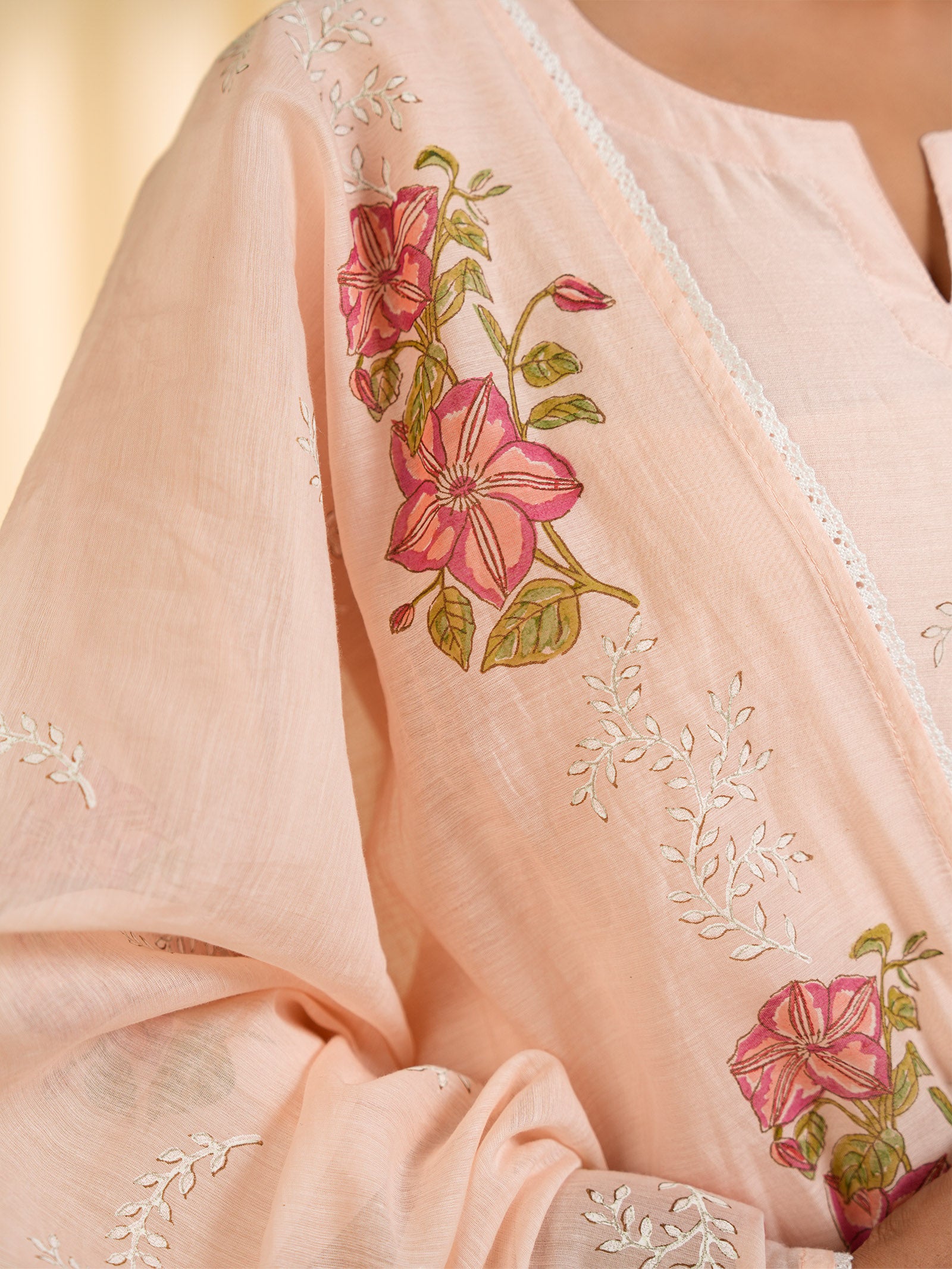 Clematis Chanderi Dupatta